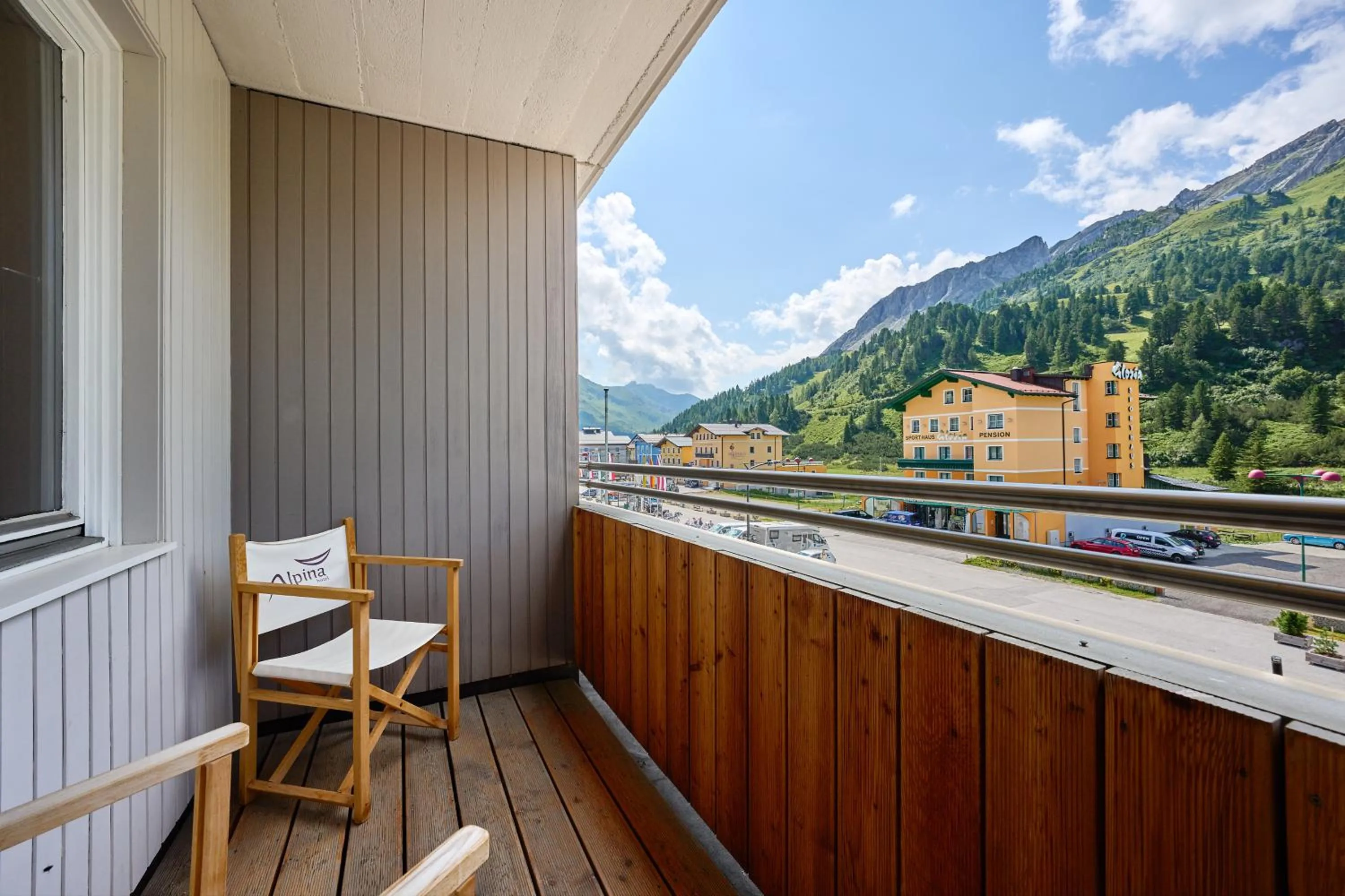Balcony/Terrace in Hotel Alpina
