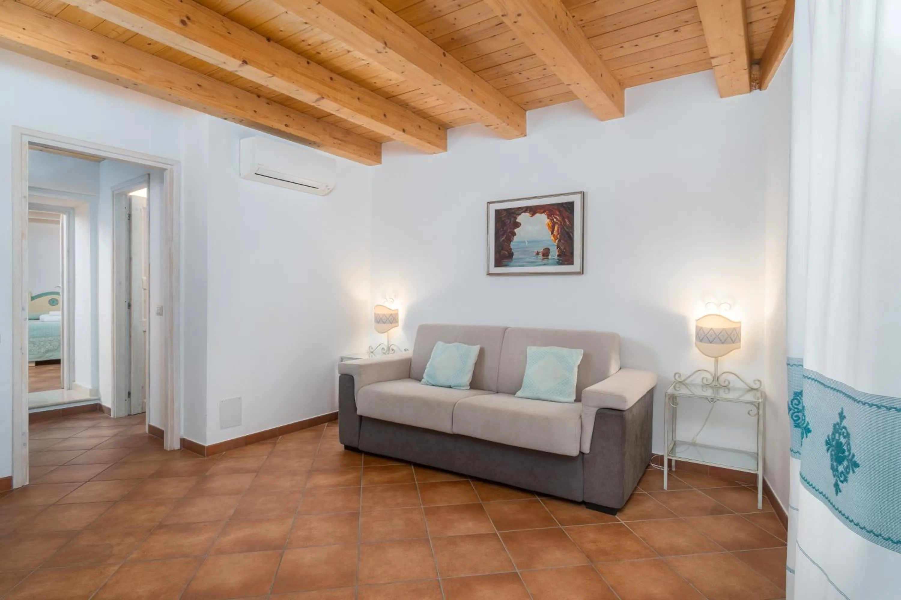 Bed in Bosa Queen House