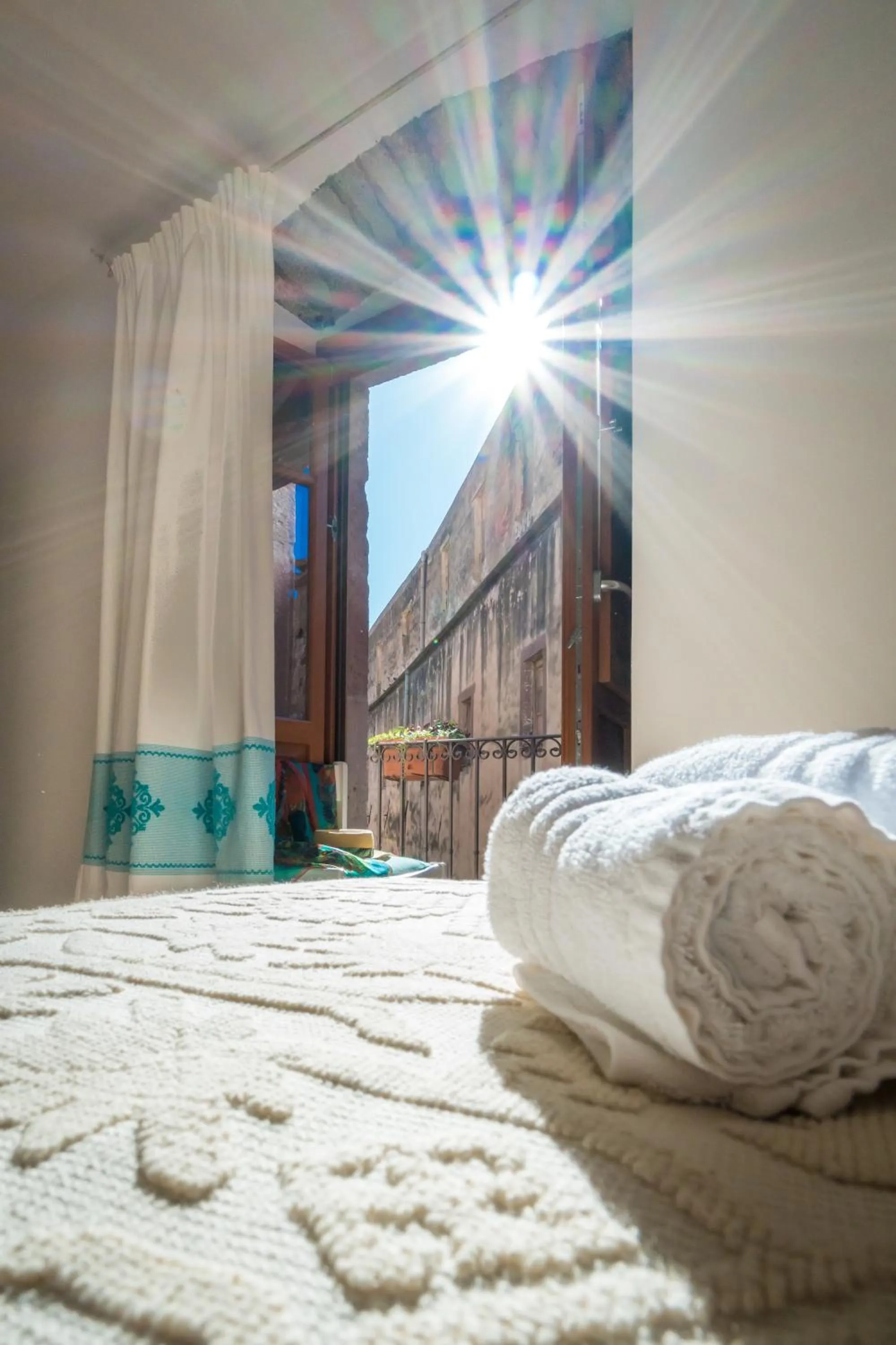 Bed in Bosa Queen House