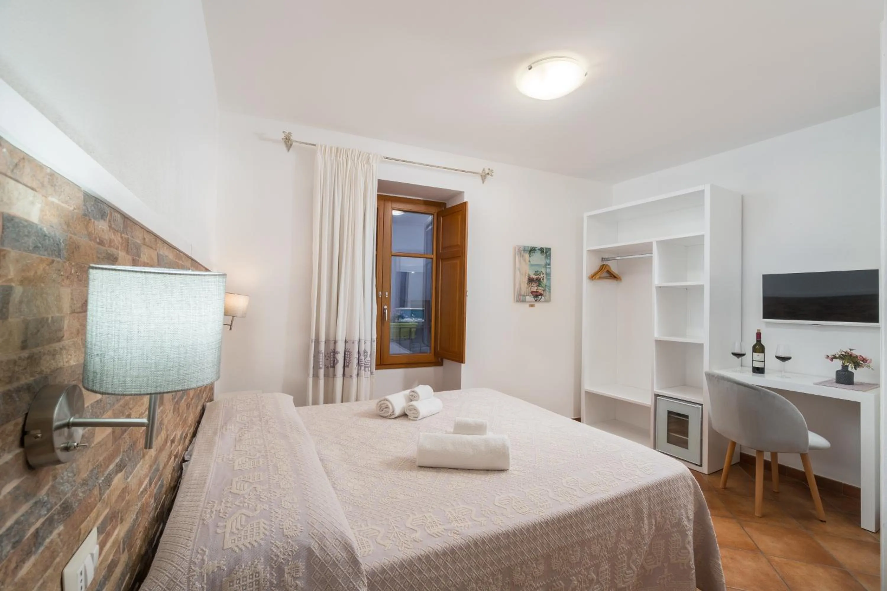 Bed in Bosa Queen House