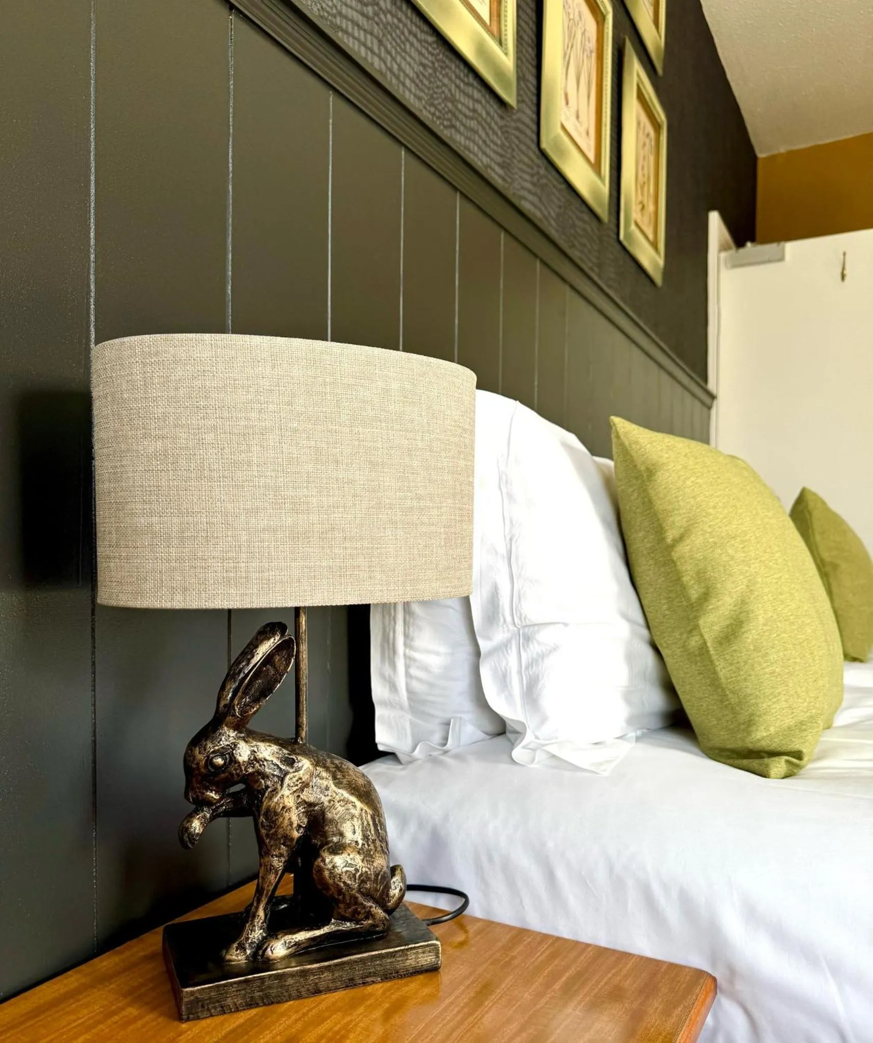 Decorative detail, Bed in The White House Inn - Whitby