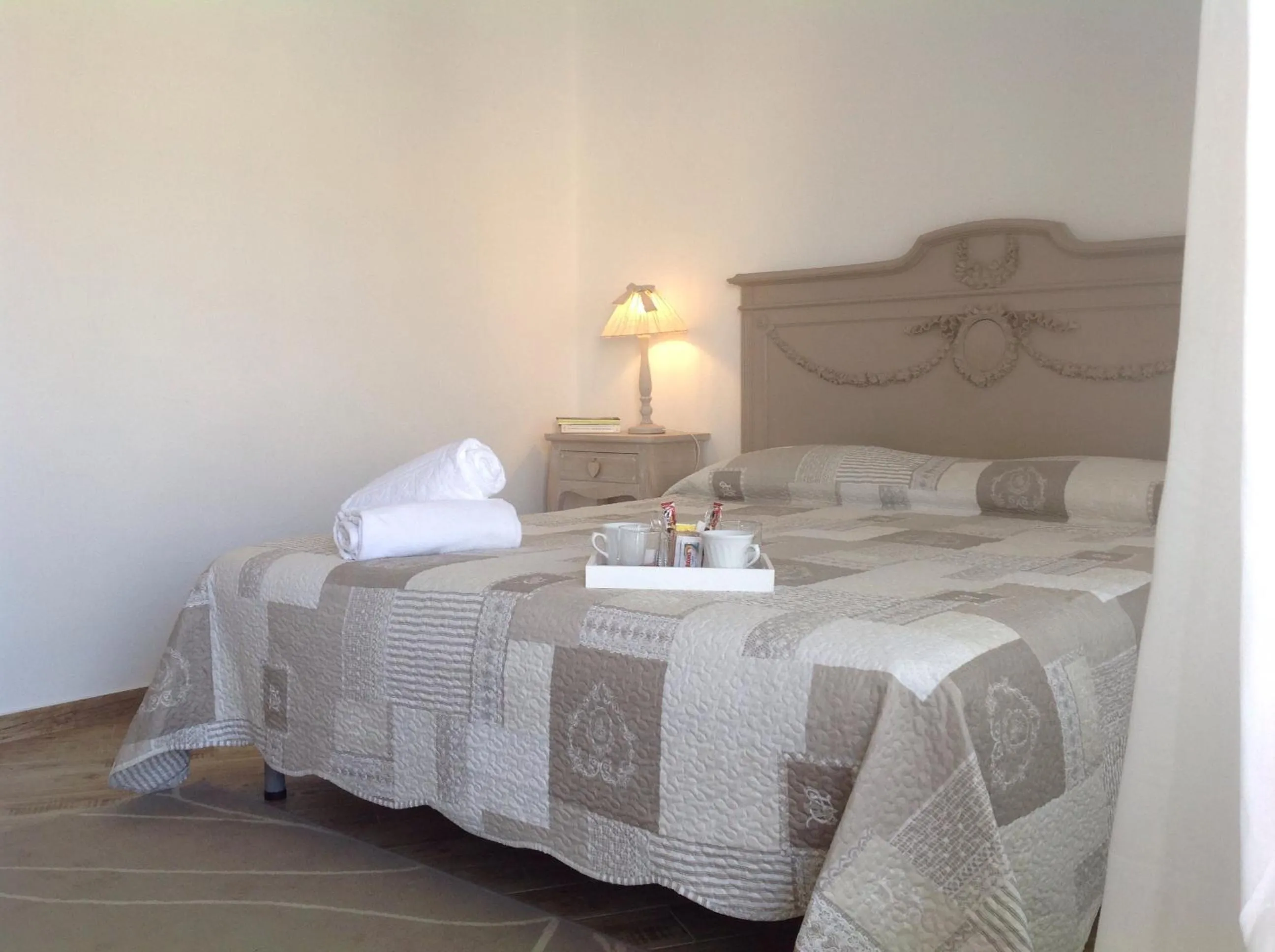 Bed in City Garden Guest House