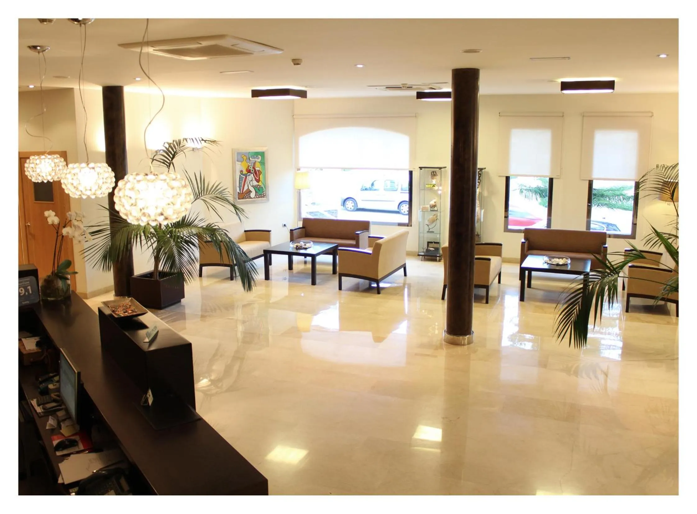 Lobby or reception in Hotel El Trebol