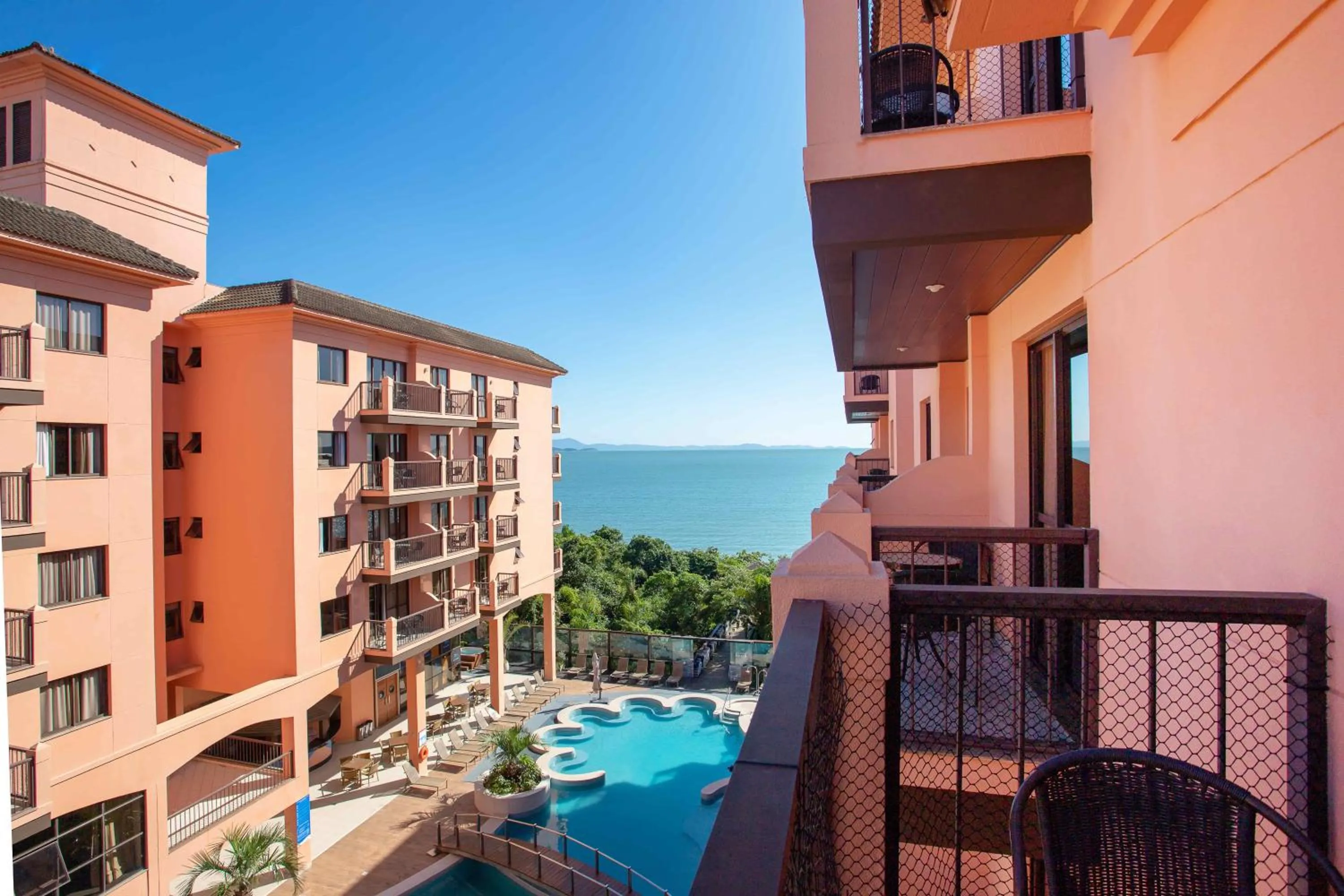 Pool view in Hotel Jurerê Beach Village - OFICIAL