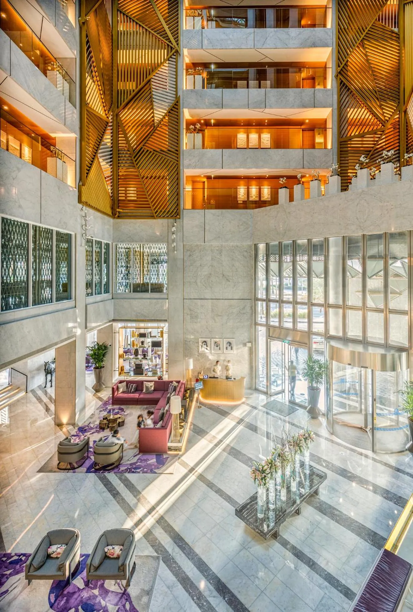 Lobby or reception in Al Bandar Arjaan by Rotana – Dubai Creek
