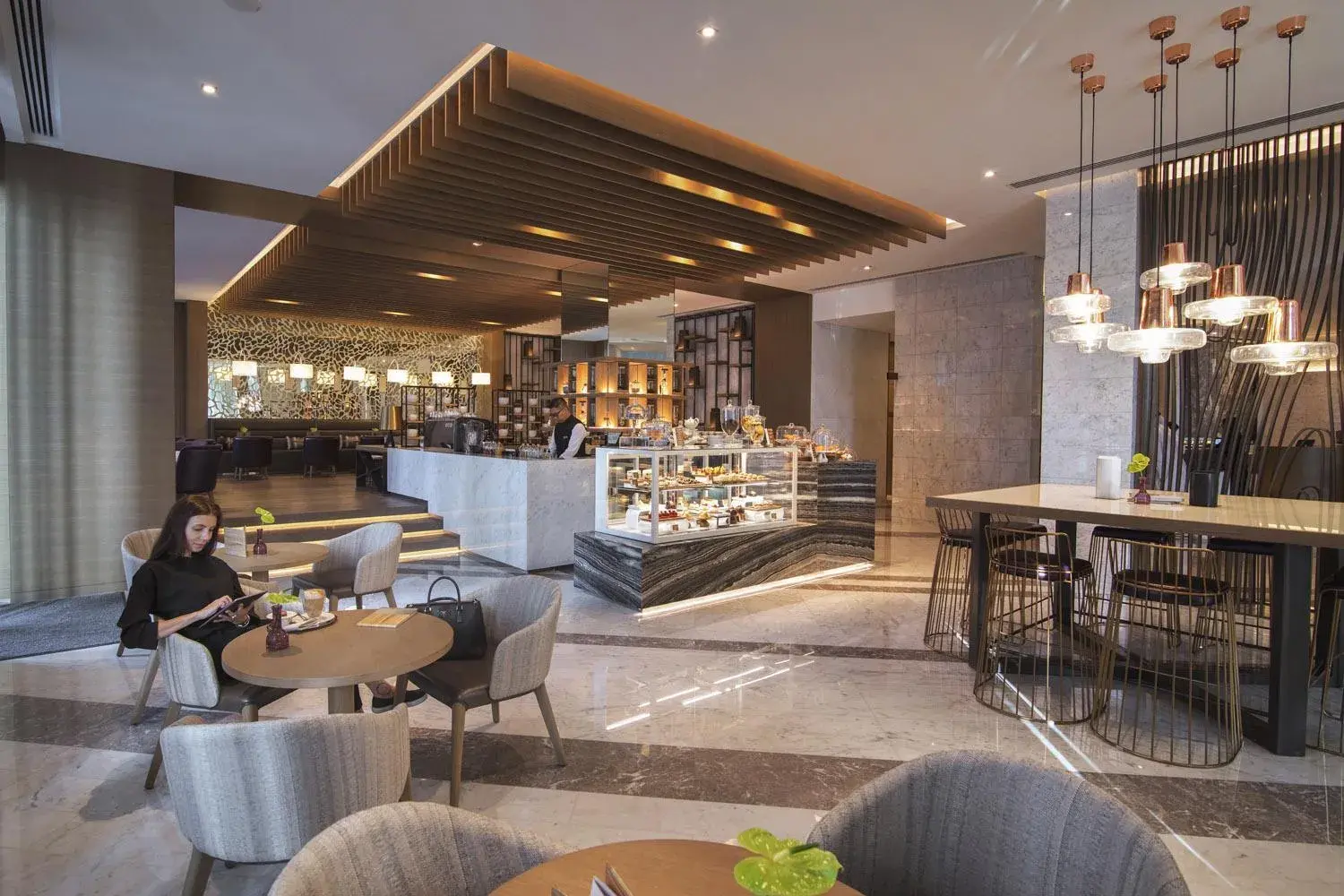 Lounge or bar in Al Bandar Arjaan by Rotana – Dubai Creek Lounge or bar in Al Bandar Arjaan by Rotana – Dubai Creek
