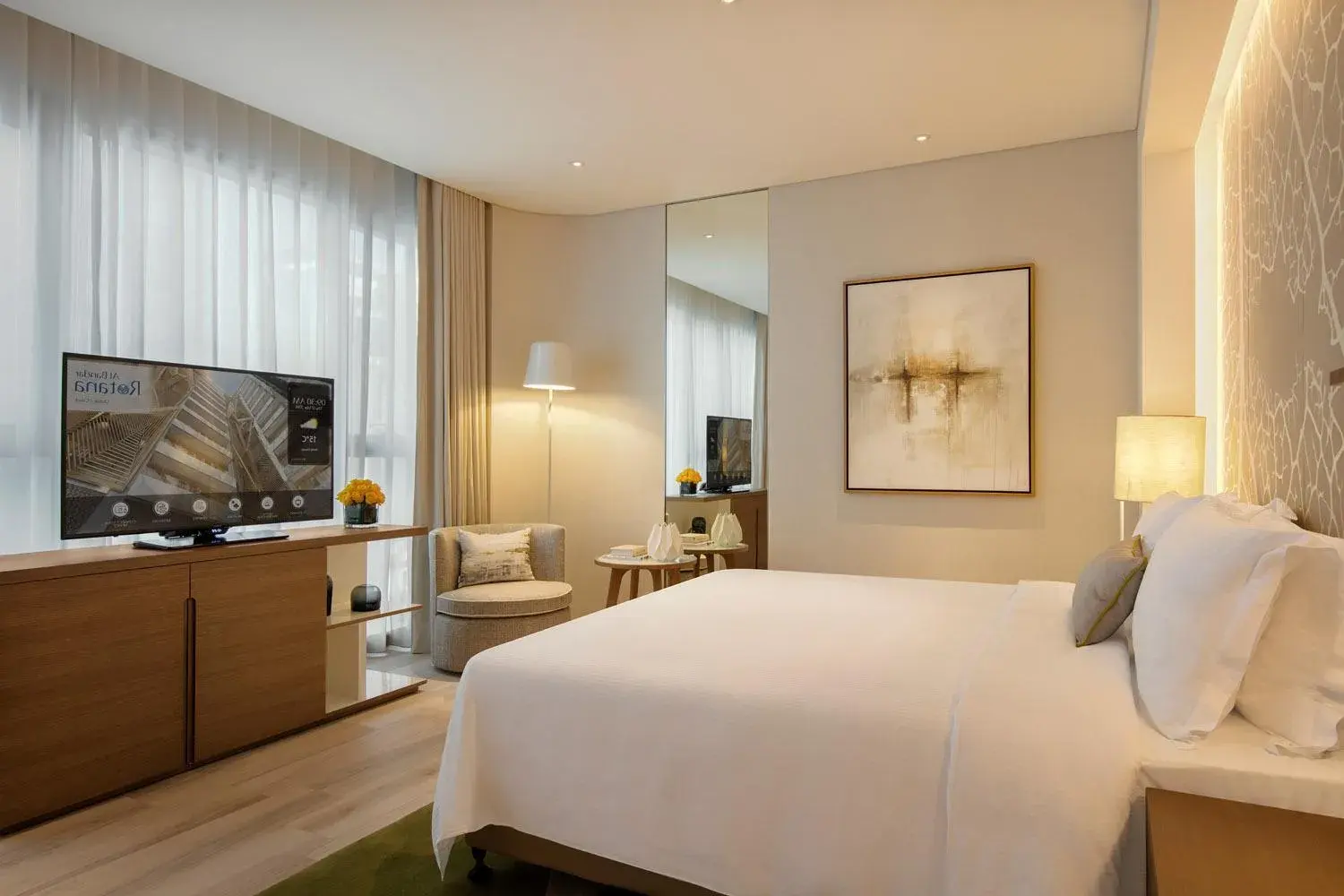 Bedroom, Bed in Al Bandar Arjaan by Rotana – Dubai Creek Bedroom, Bed in Al Bandar Arjaan by Rotana – Dubai Creek