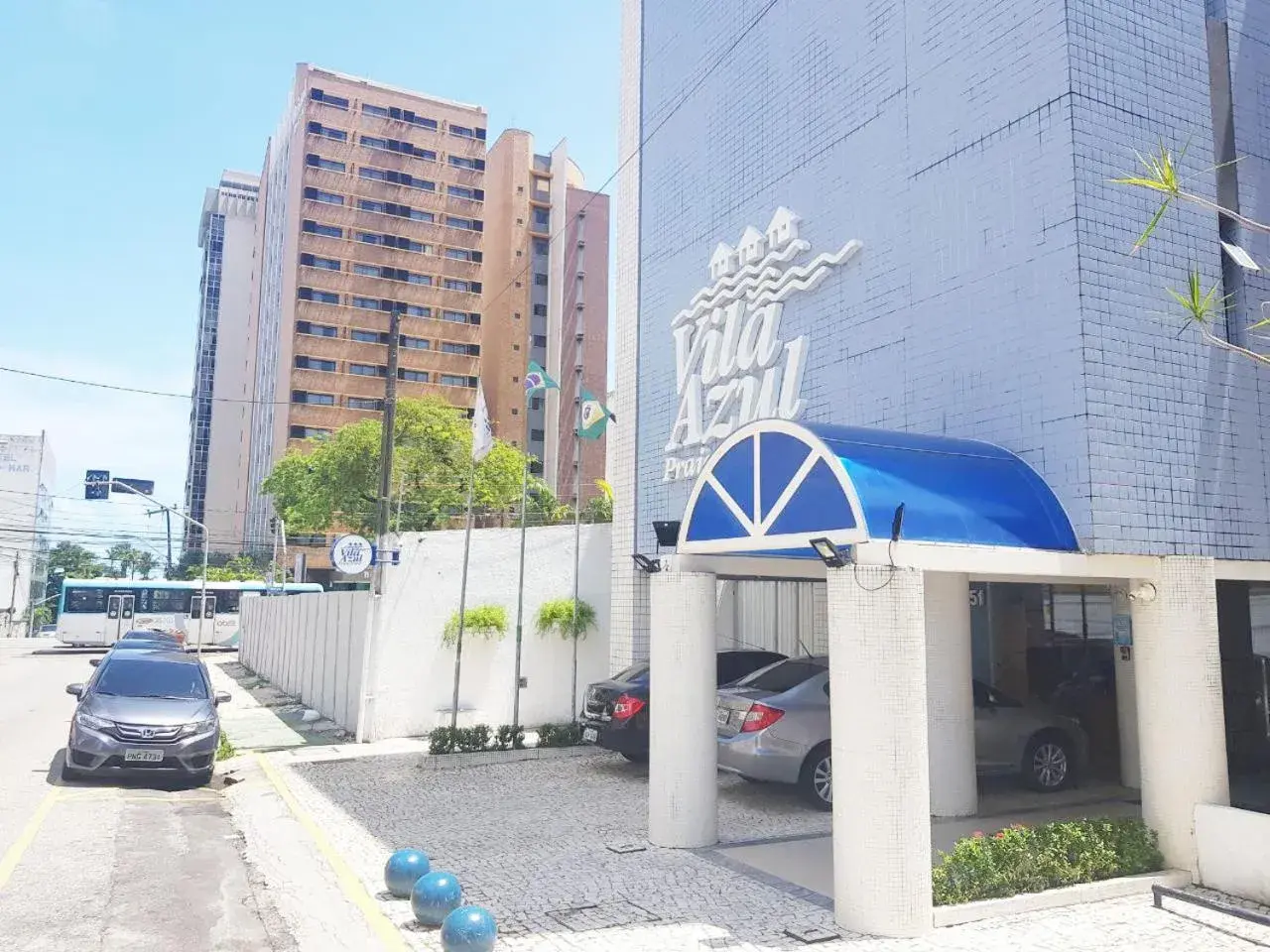 Street view in Vila Azul Praia Hotel Street view in Vila Azul Praia Hotel