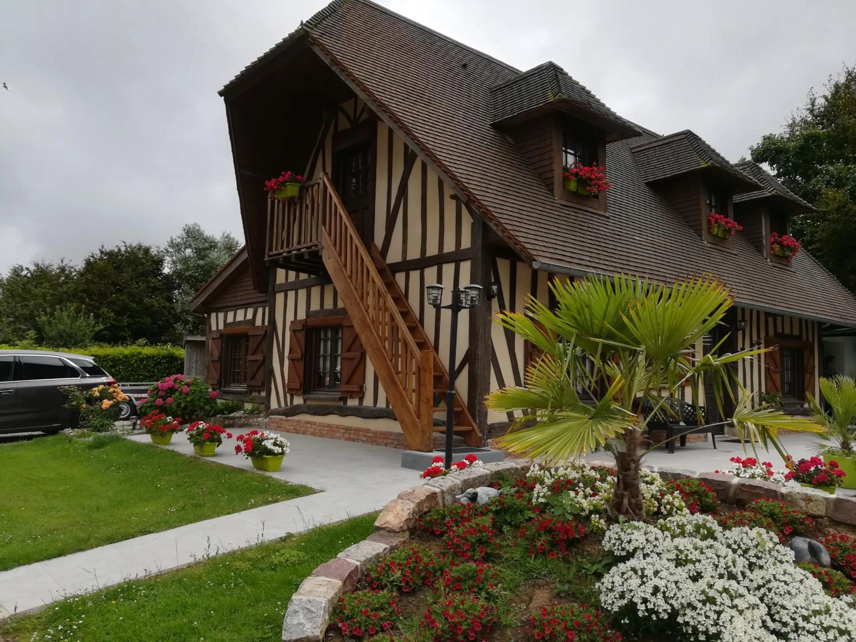 View (from property/room) in La mare aux canards