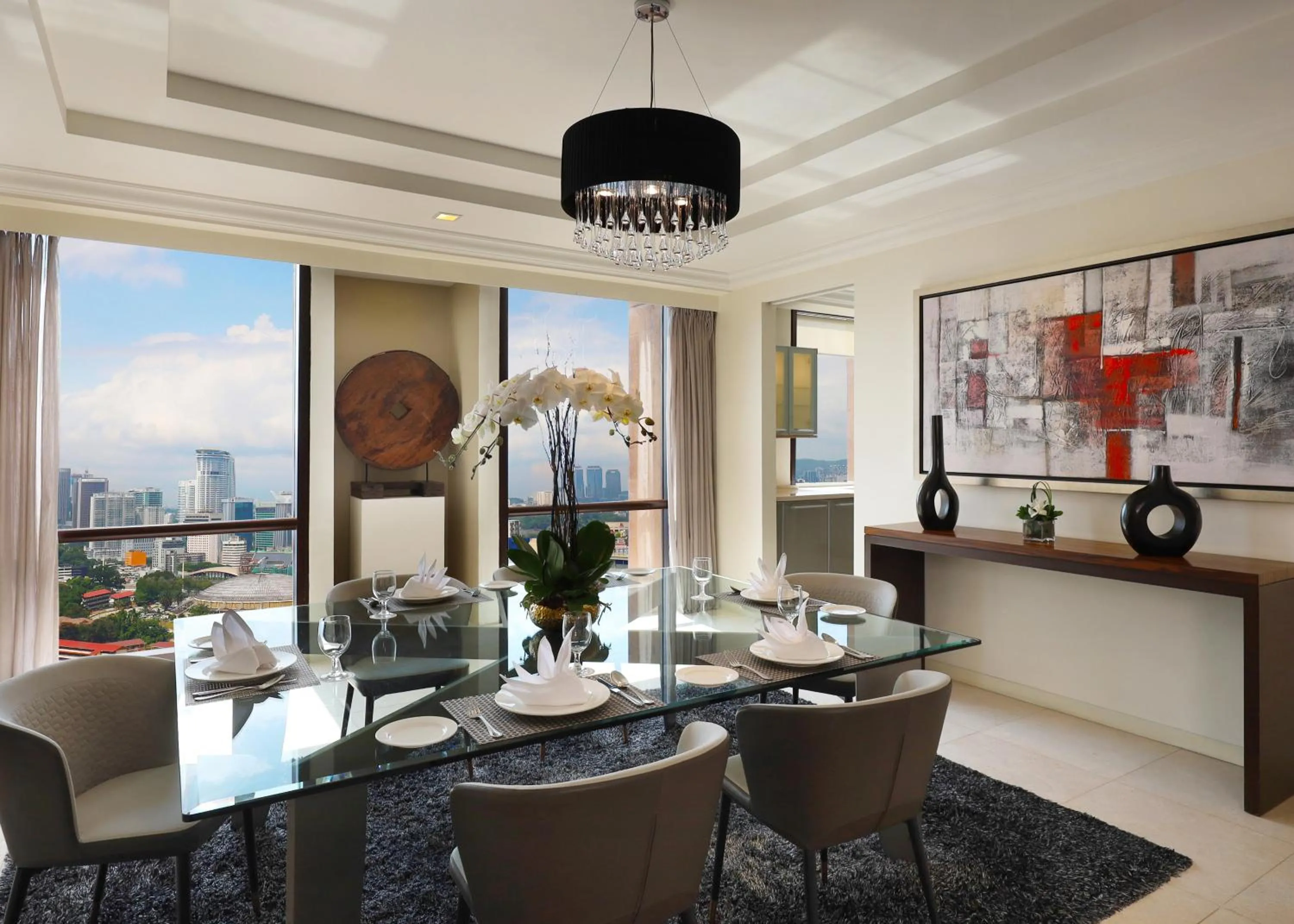 Dining area in Berjaya Times Square Hotel, Kuala Lumpur