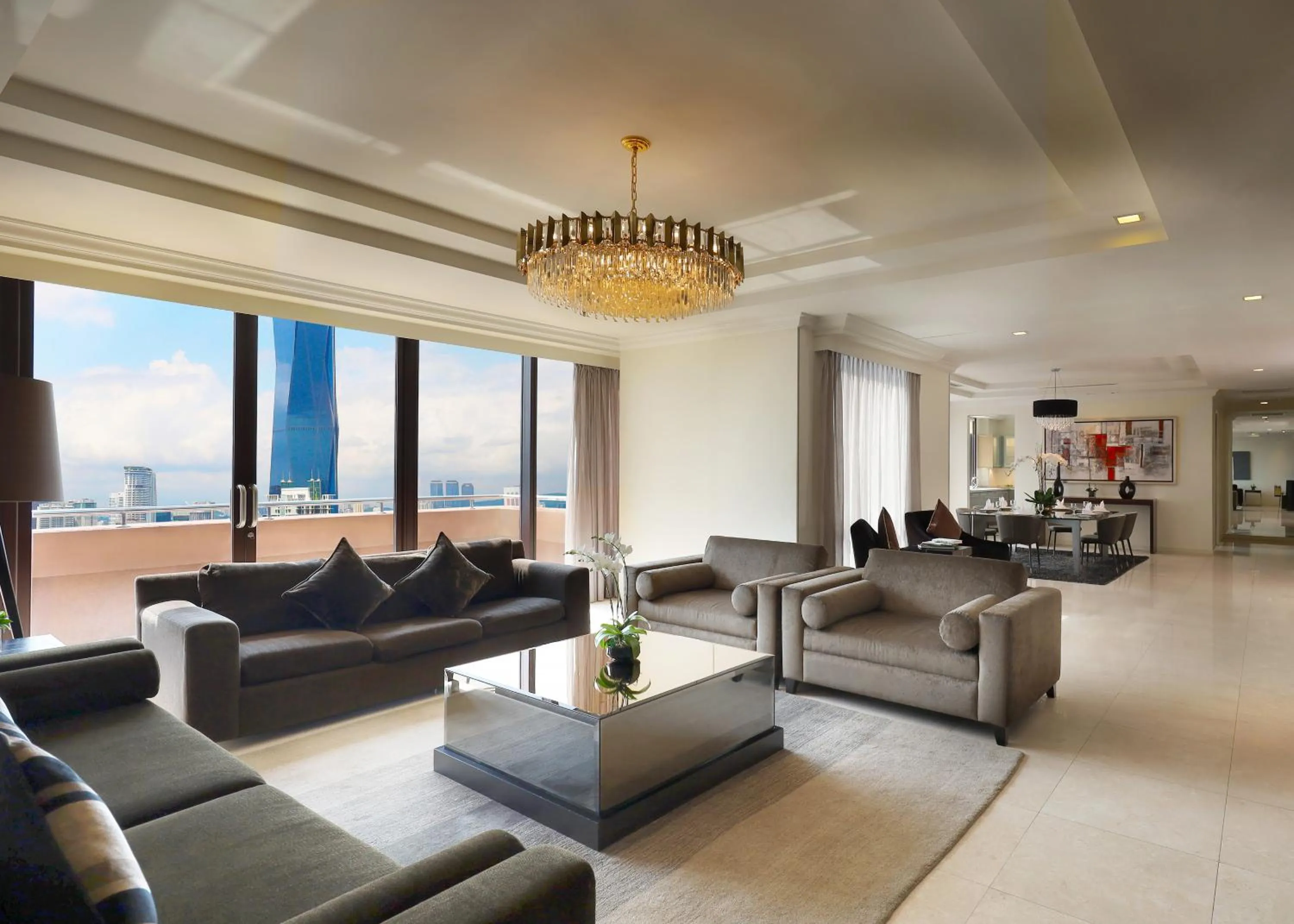 Seating area in Berjaya Times Square Hotel, Kuala Lumpur