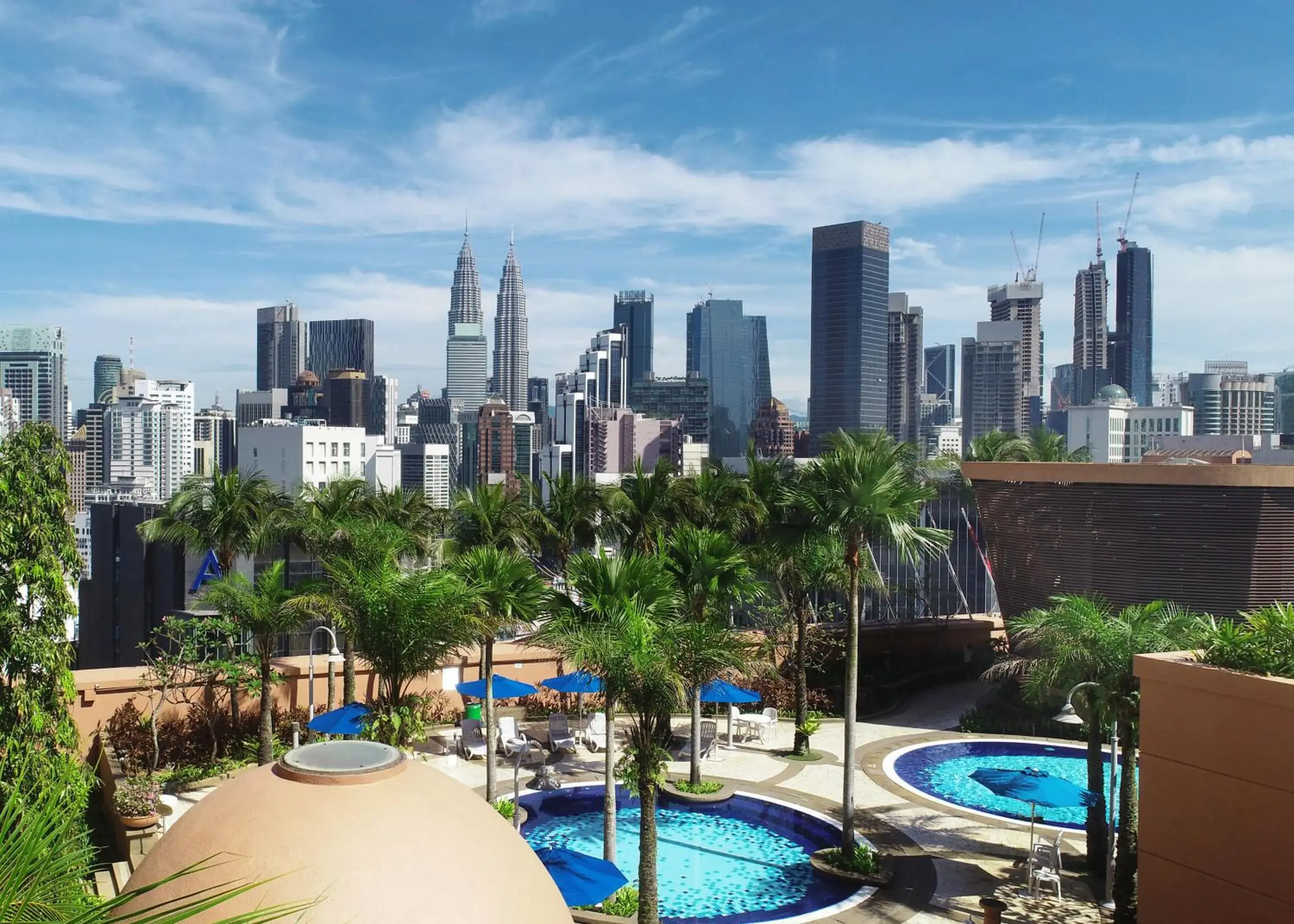 Swimming pool in Berjaya Times Square Hotel, Kuala Lumpur Swimming pool in Berjaya Times Square Hotel, Kuala Lumpur