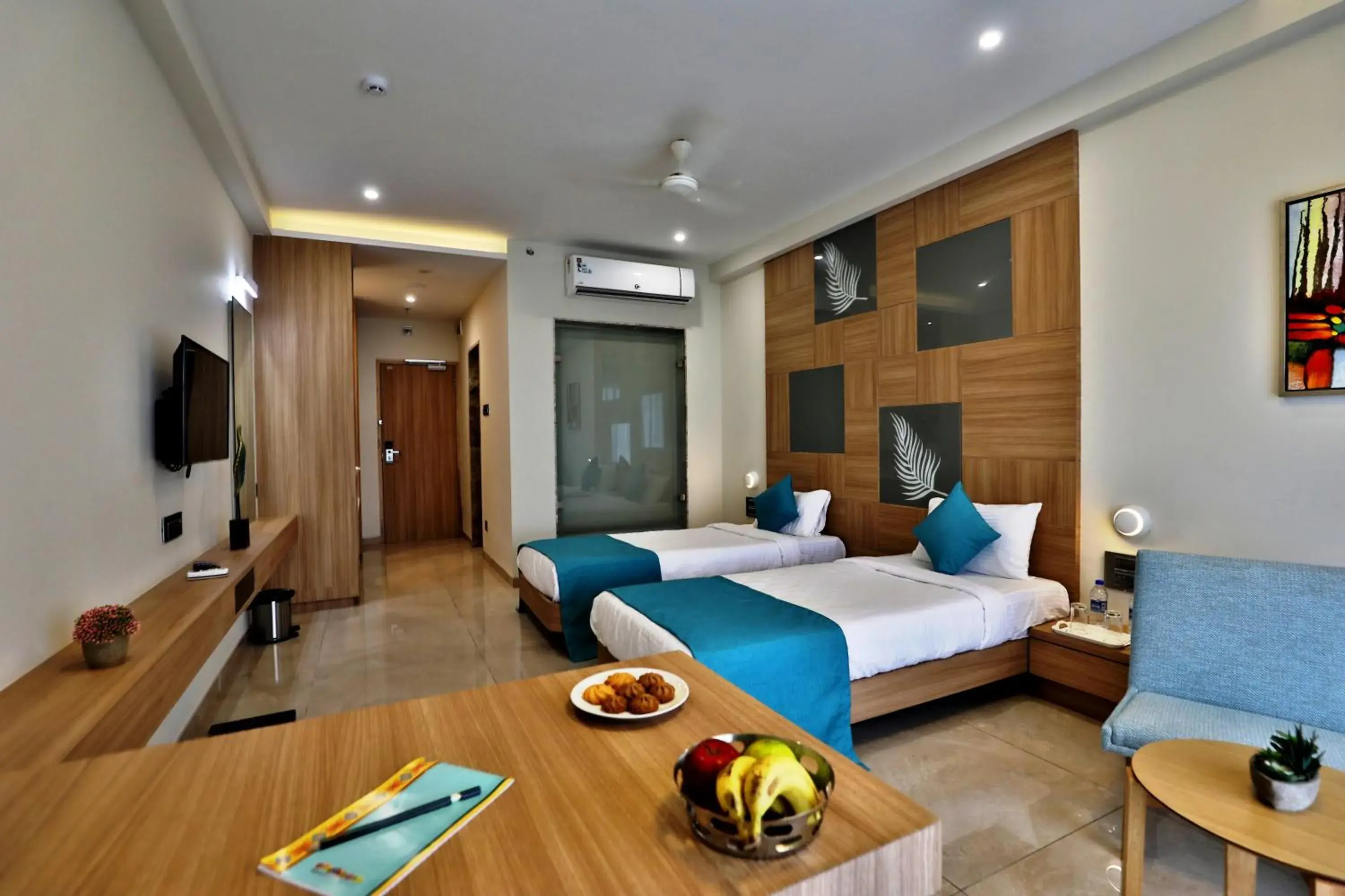 Bedroom in VITS Devbhumi, Dwarka Bedroom in VITS Devbhumi, Dwarka