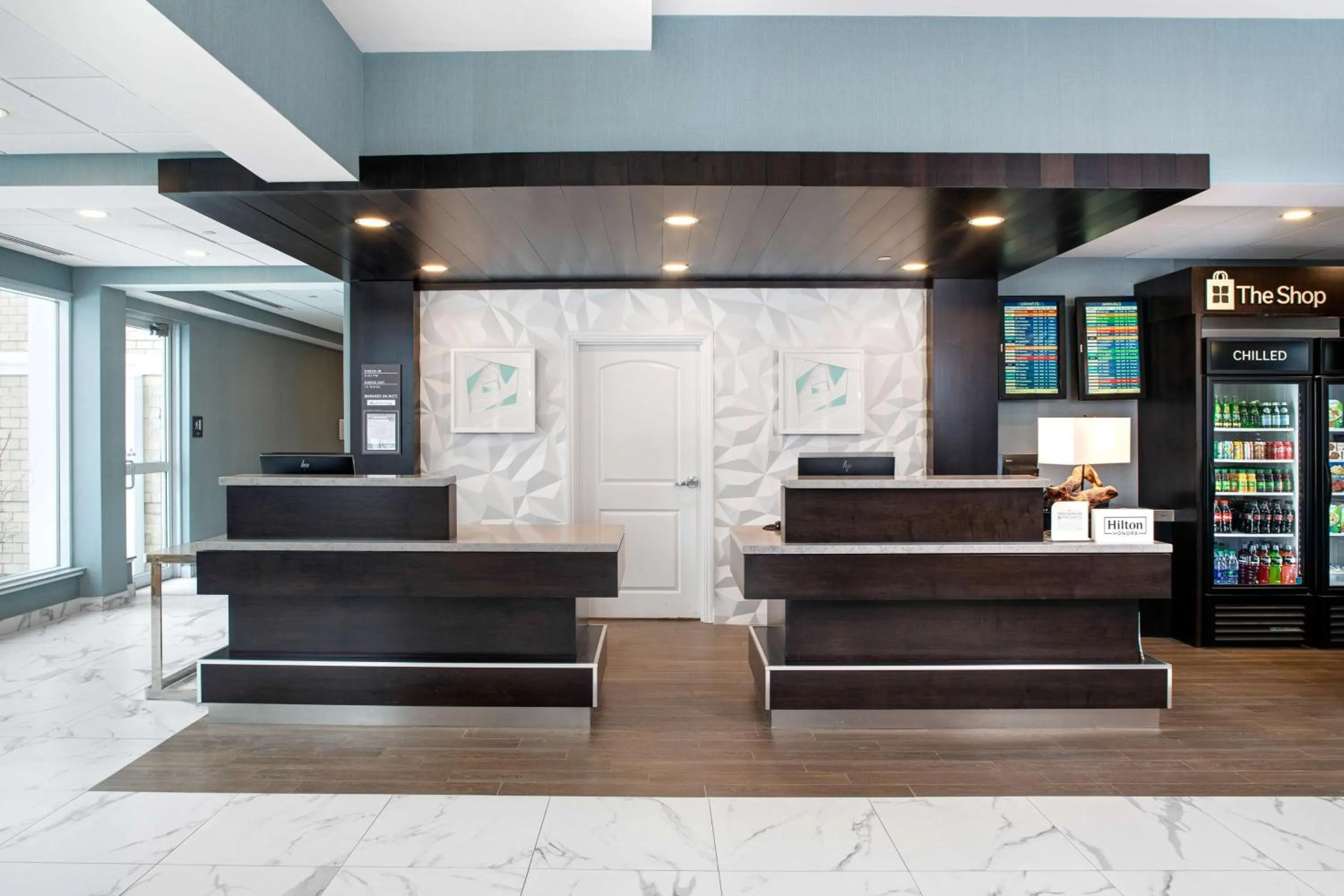 Lobby or reception in Hilton Garden Inn Halifax Airport