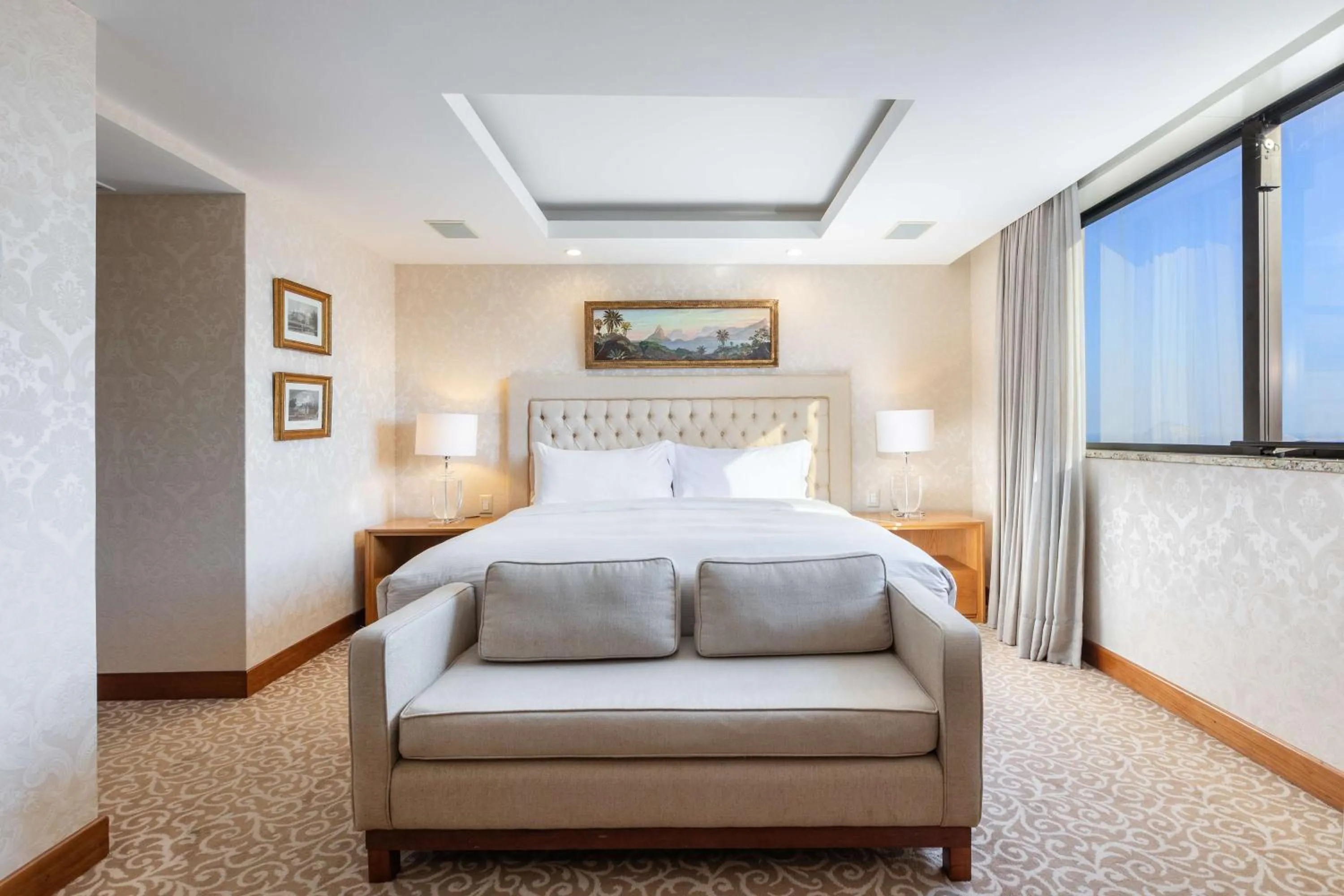 Bed in Hilton Copacabana Rio de Janeiro