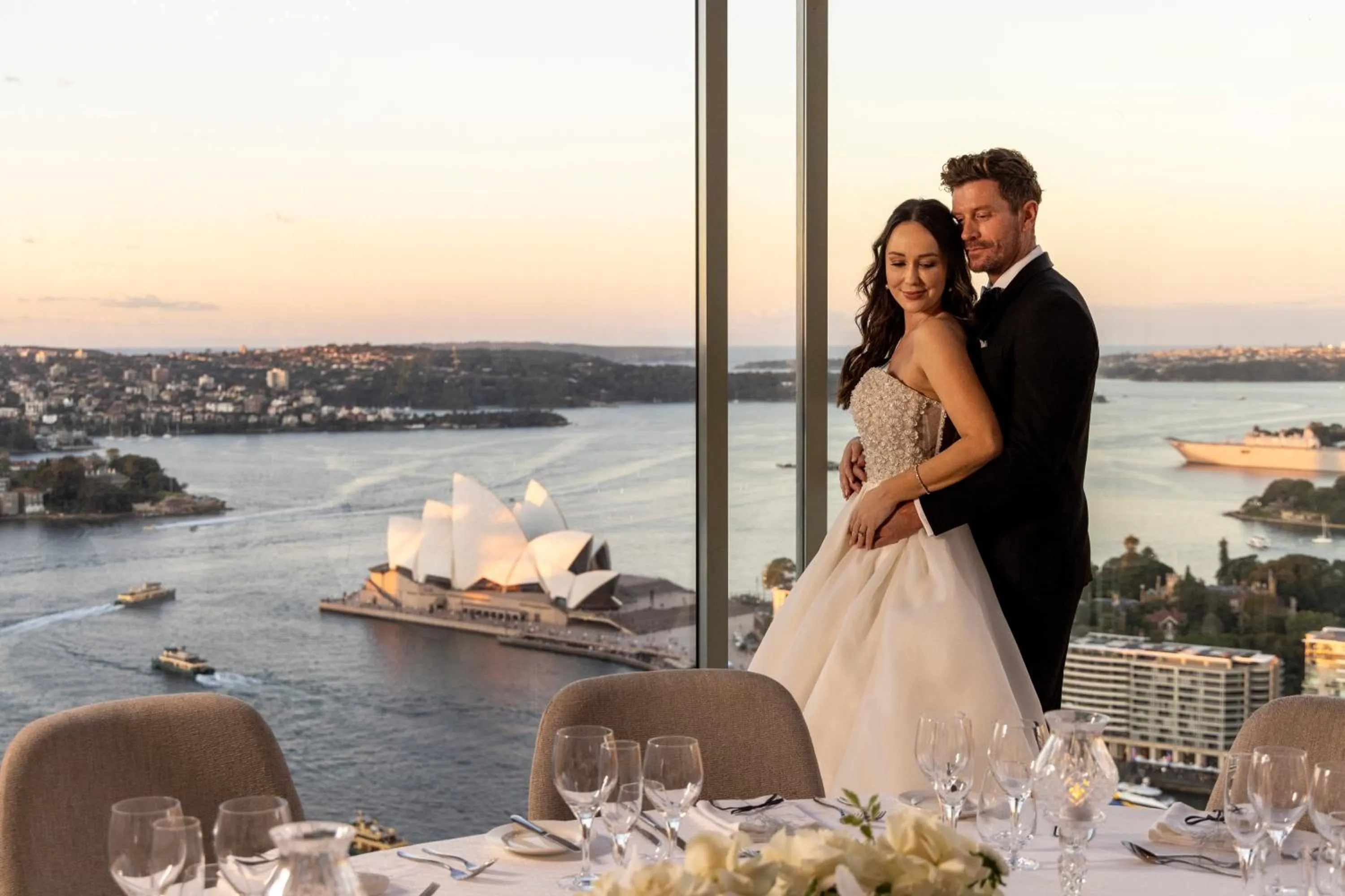 wedding in Shangri-La Sydney