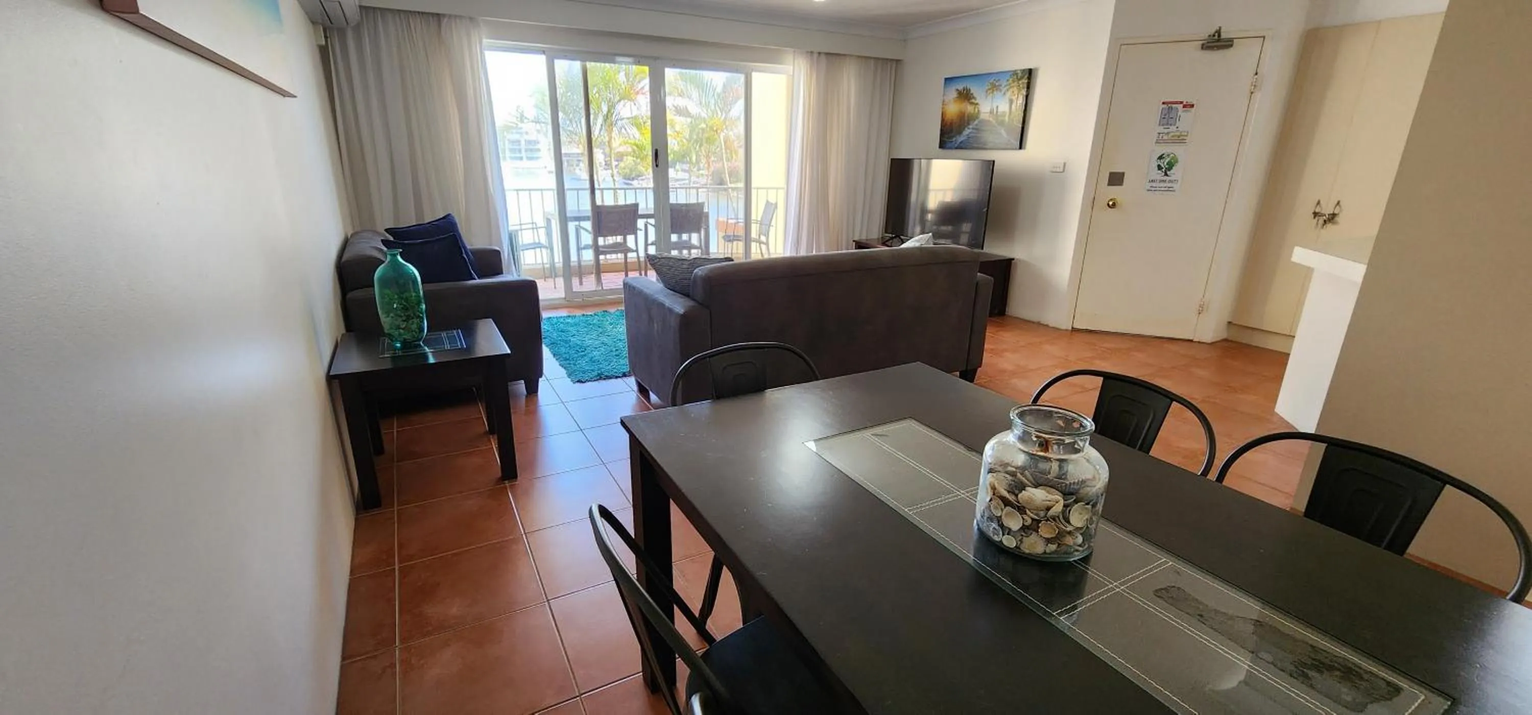 Living room in Bayview Waters Apartments