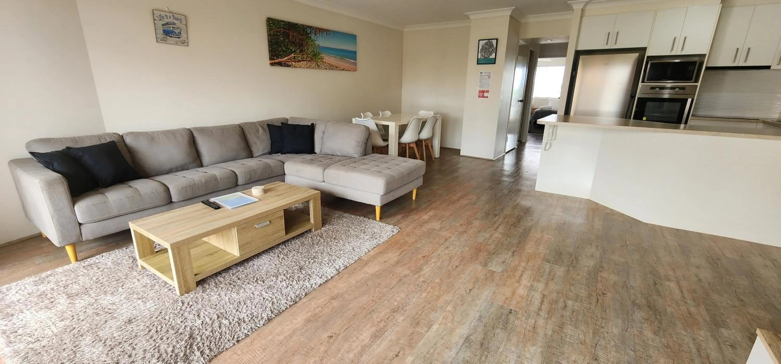 Living room in Bayview Waters Apartments
