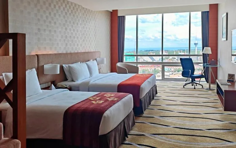 Bed in Zenith Hotel Kuantan