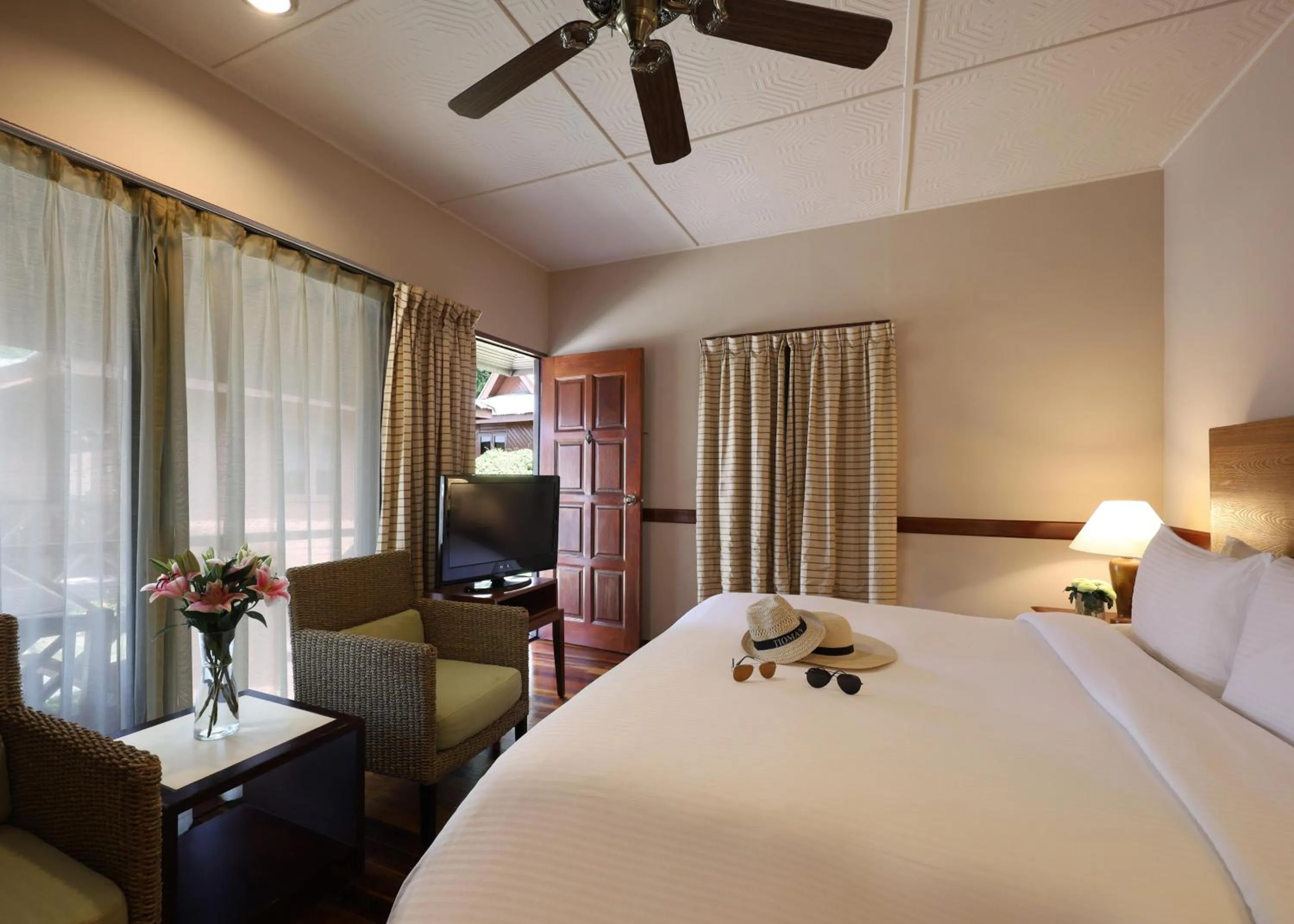 Bedroom, Bed in Berjaya Tioman Resort