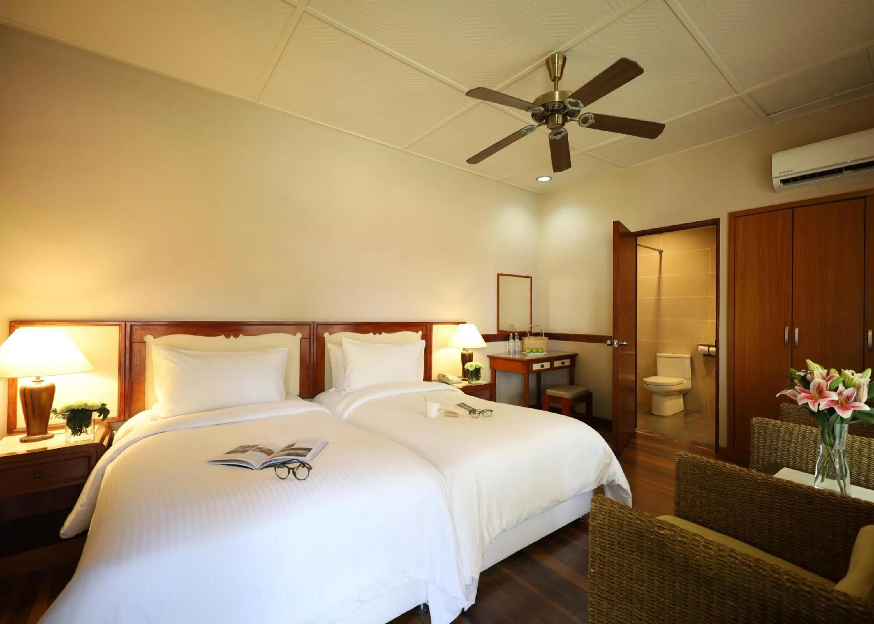 Bed in Berjaya Tioman Resort