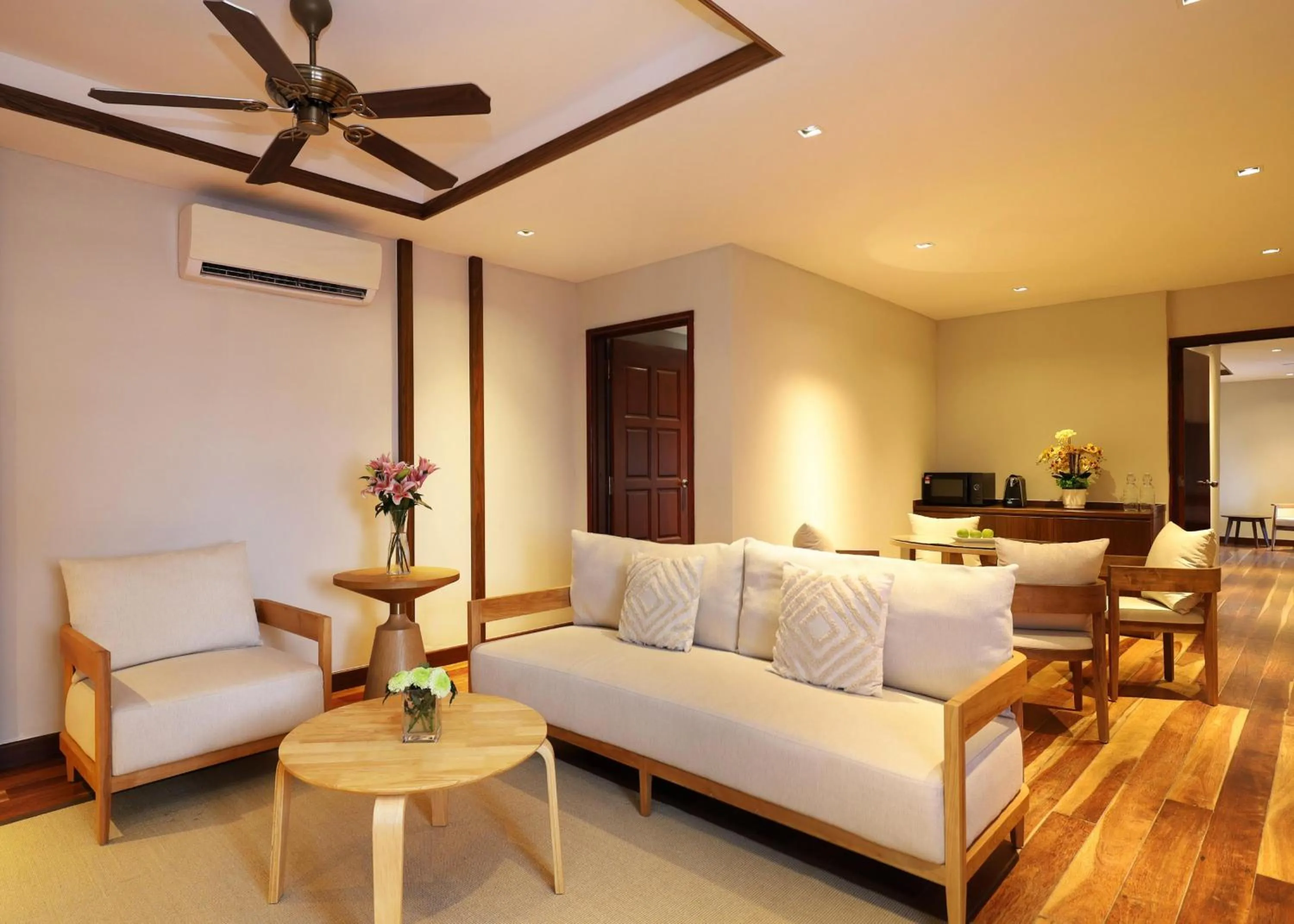 Living room, Bed in Berjaya Tioman Resort