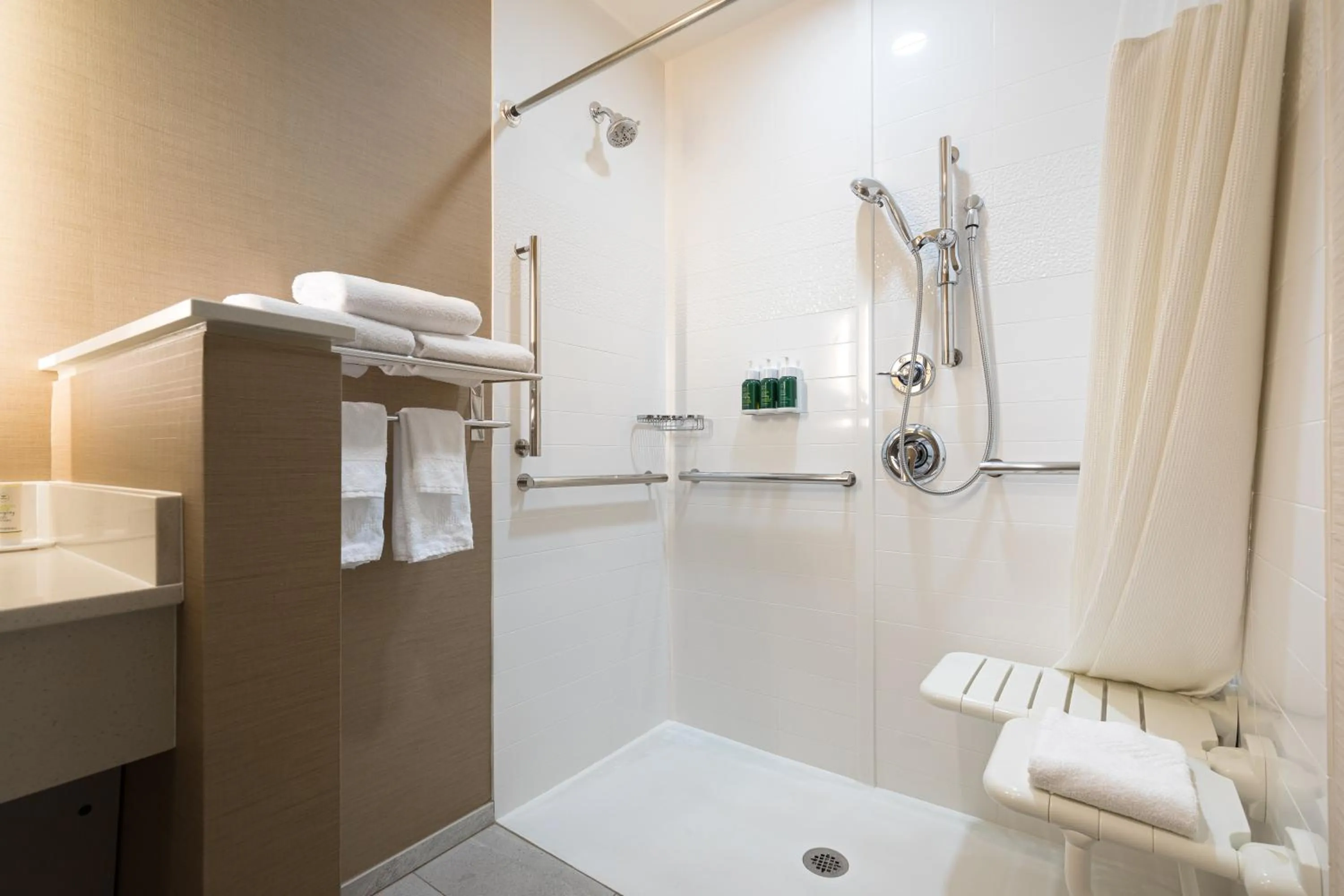 Shower in Fairfield Inn & Suites by Marriott Eugene East/Springfield