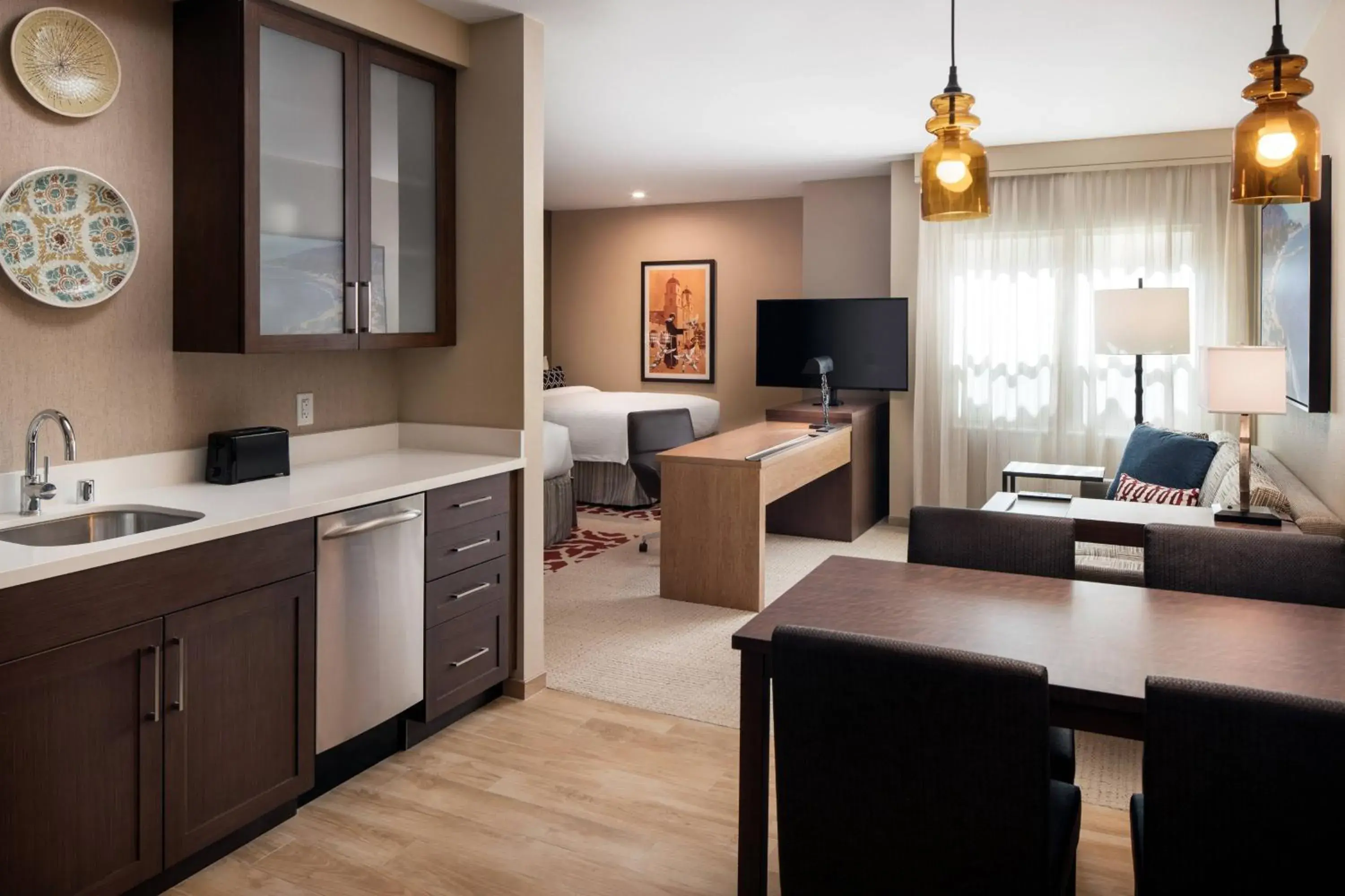 Queen Studio with Sofa Bed - Hearing Accessible in Residence Inn by Marriott Santa Barbara Goleta Queen Studio with Sofa Bed - Hearing Accessible in Residence Inn by Marriott Santa Barbara Goleta