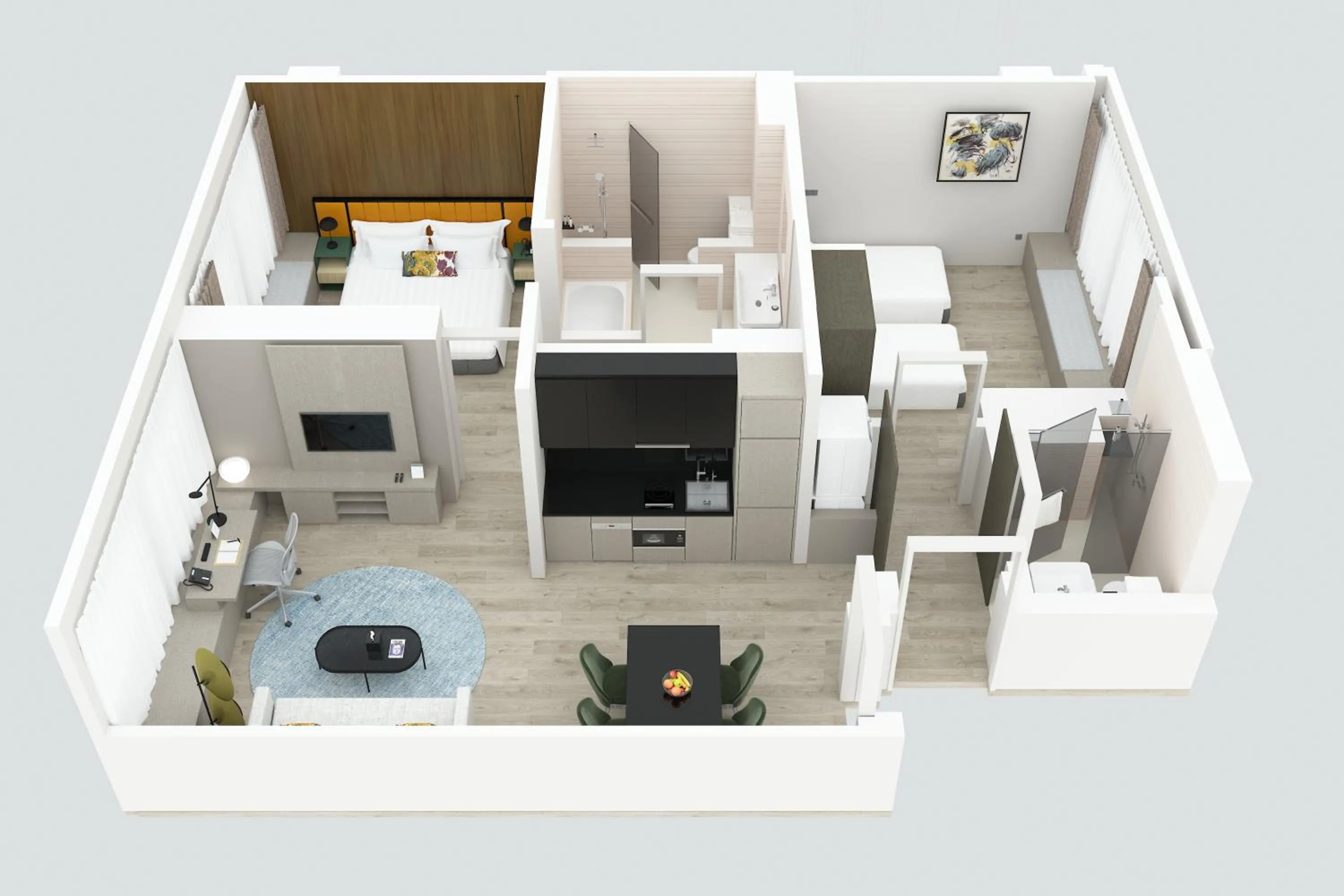 Photo of the whole room in Pan Pacific Serviced Suites Orchard, Singapore