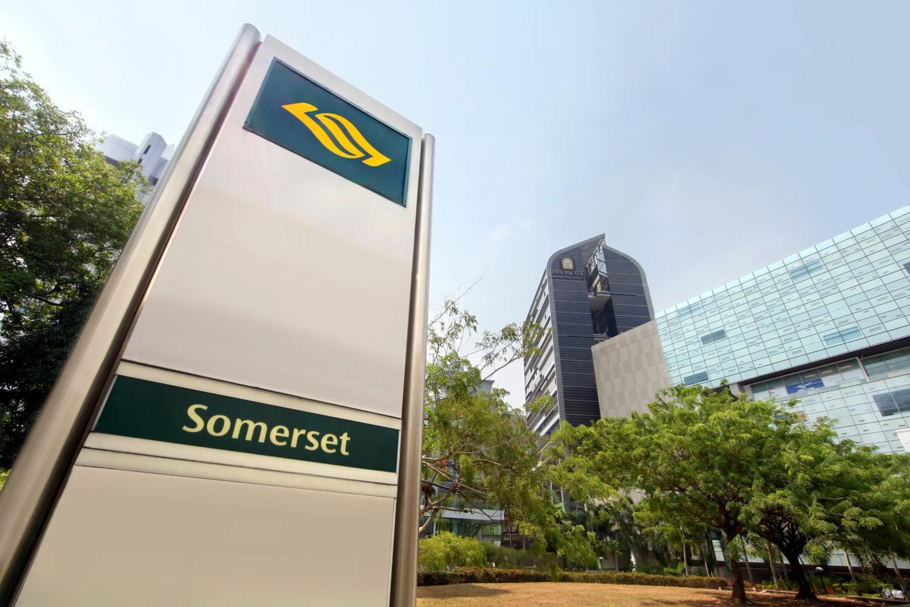 Property logo or sign in Pan Pacific Serviced Suites Orchard, Singapore