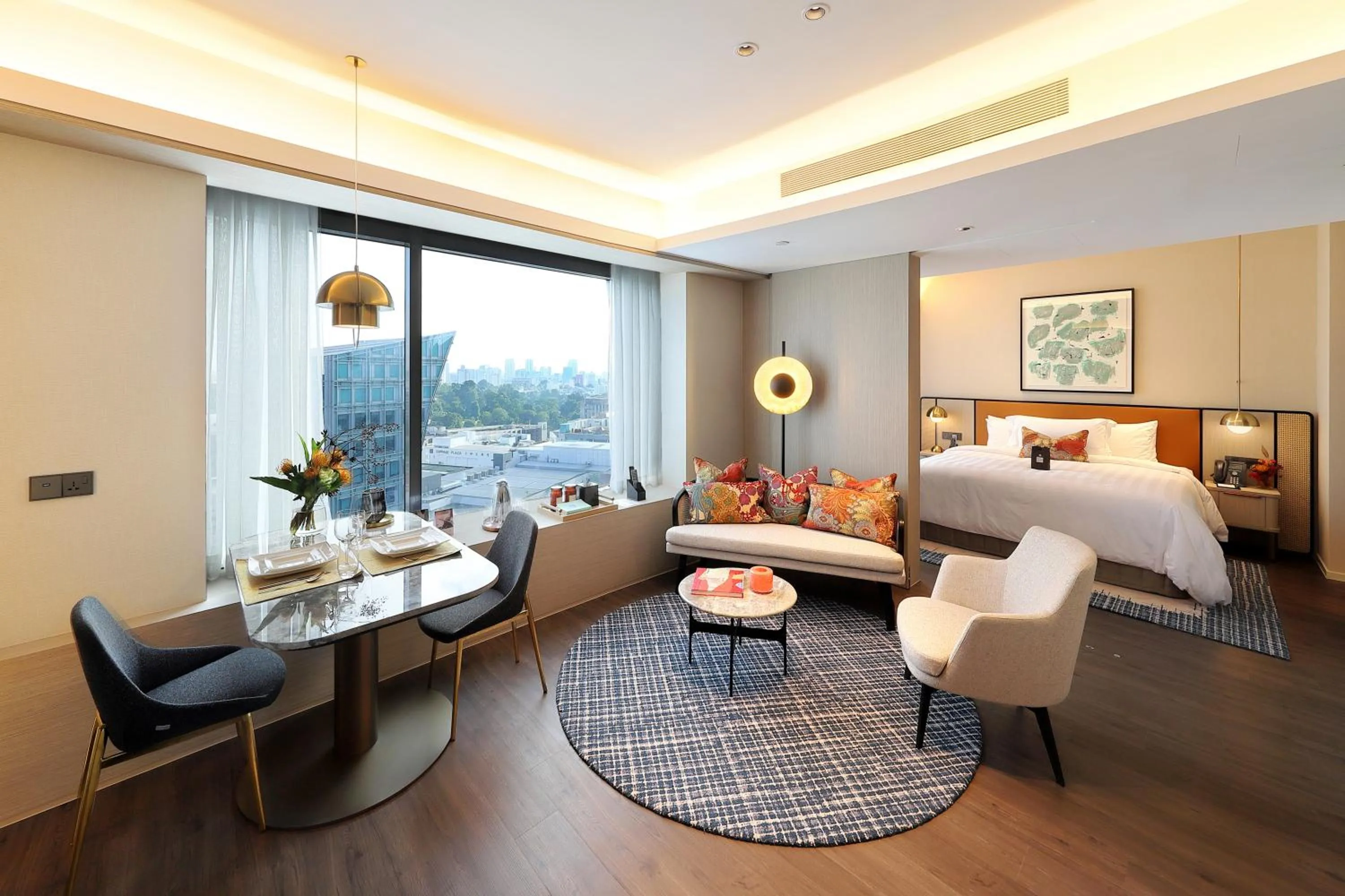 Living room in Pan Pacific Serviced Suites Orchard, Singapore