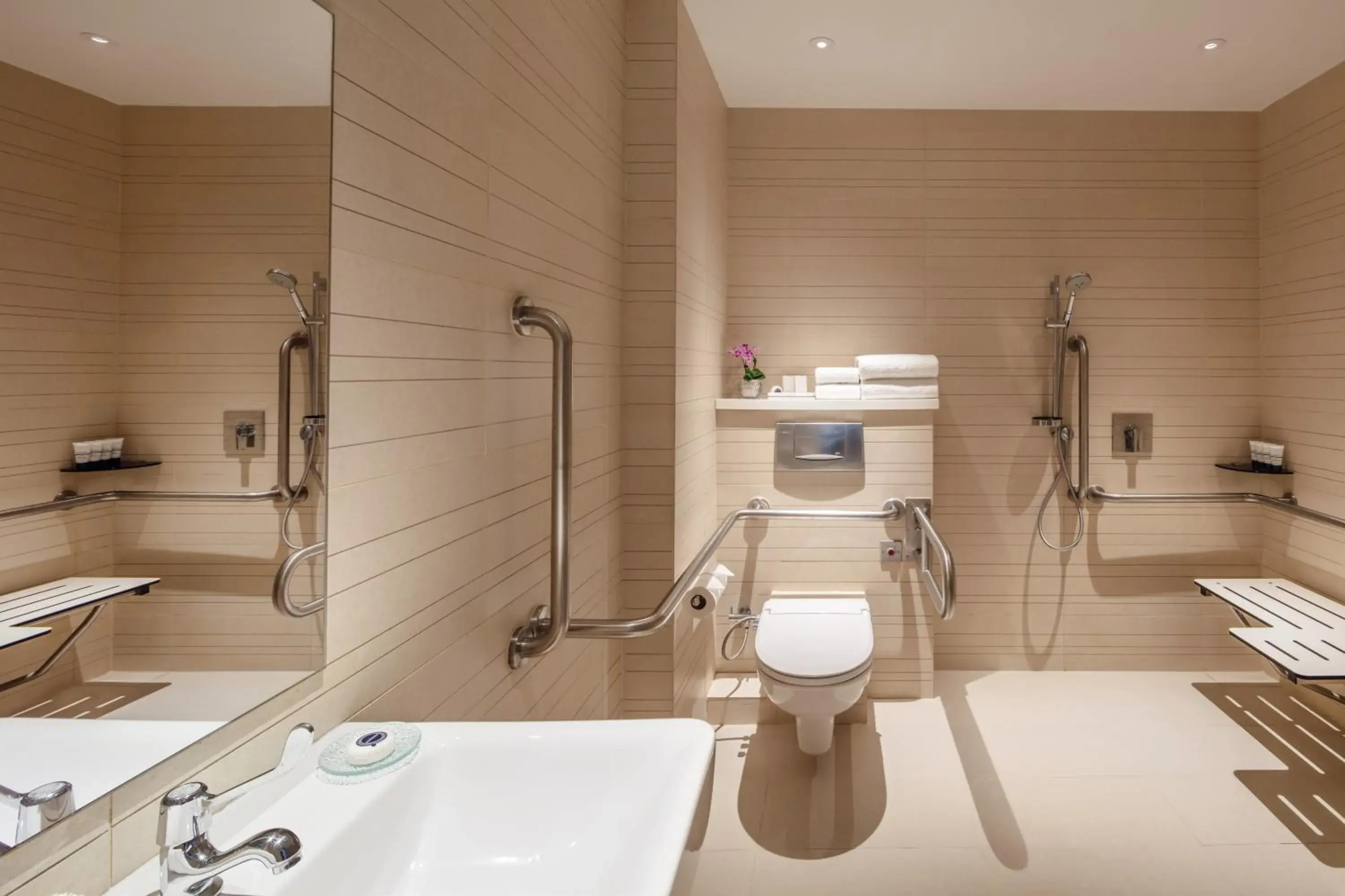 Bathroom in Pan Pacific Serviced Suites Orchard, Singapore Bathroom in Pan Pacific Serviced Suites Orchard, Singapore