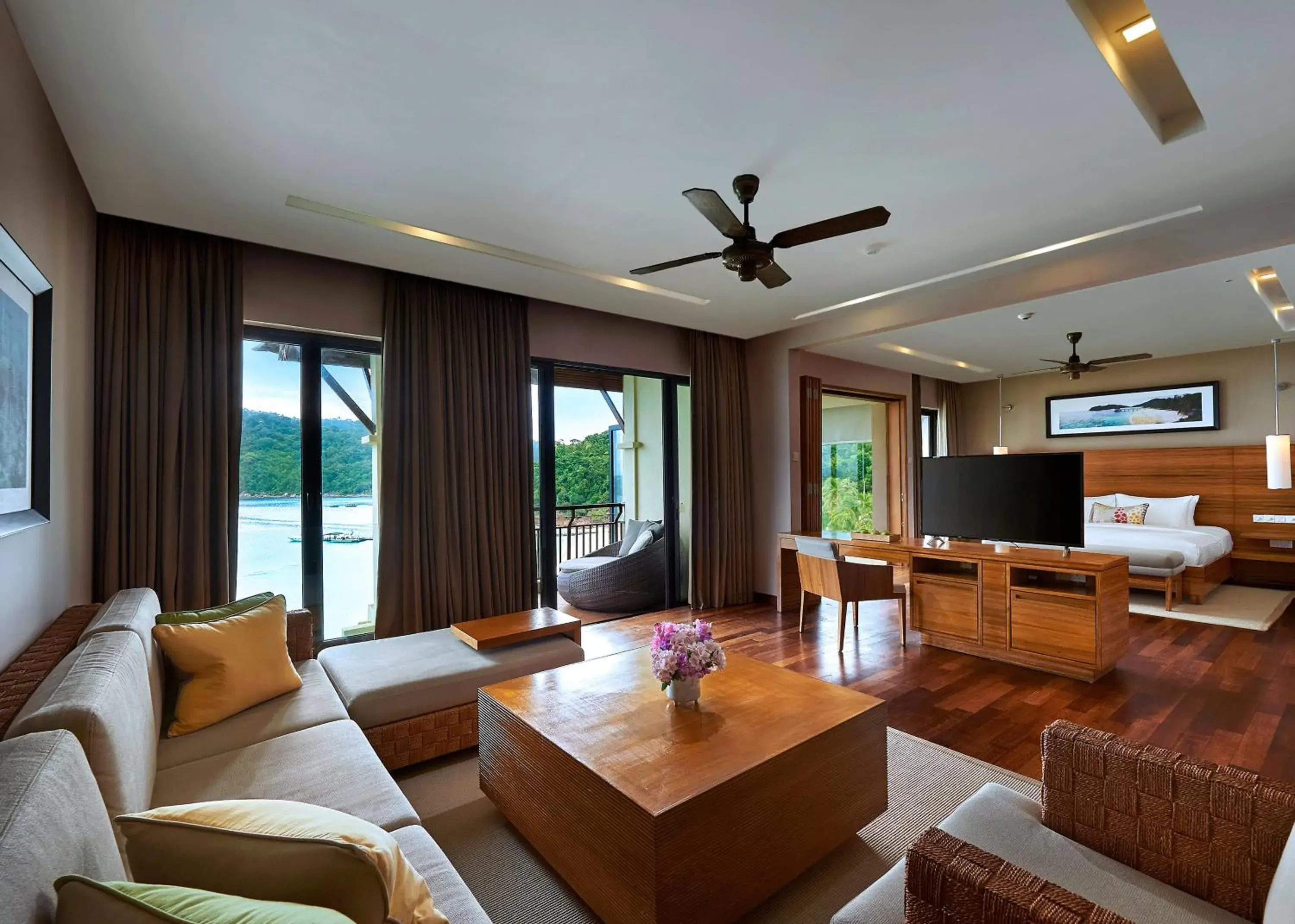 Living room in The Taaras Beach & Spa Resort Living room in The Taaras Beach & Spa Resort