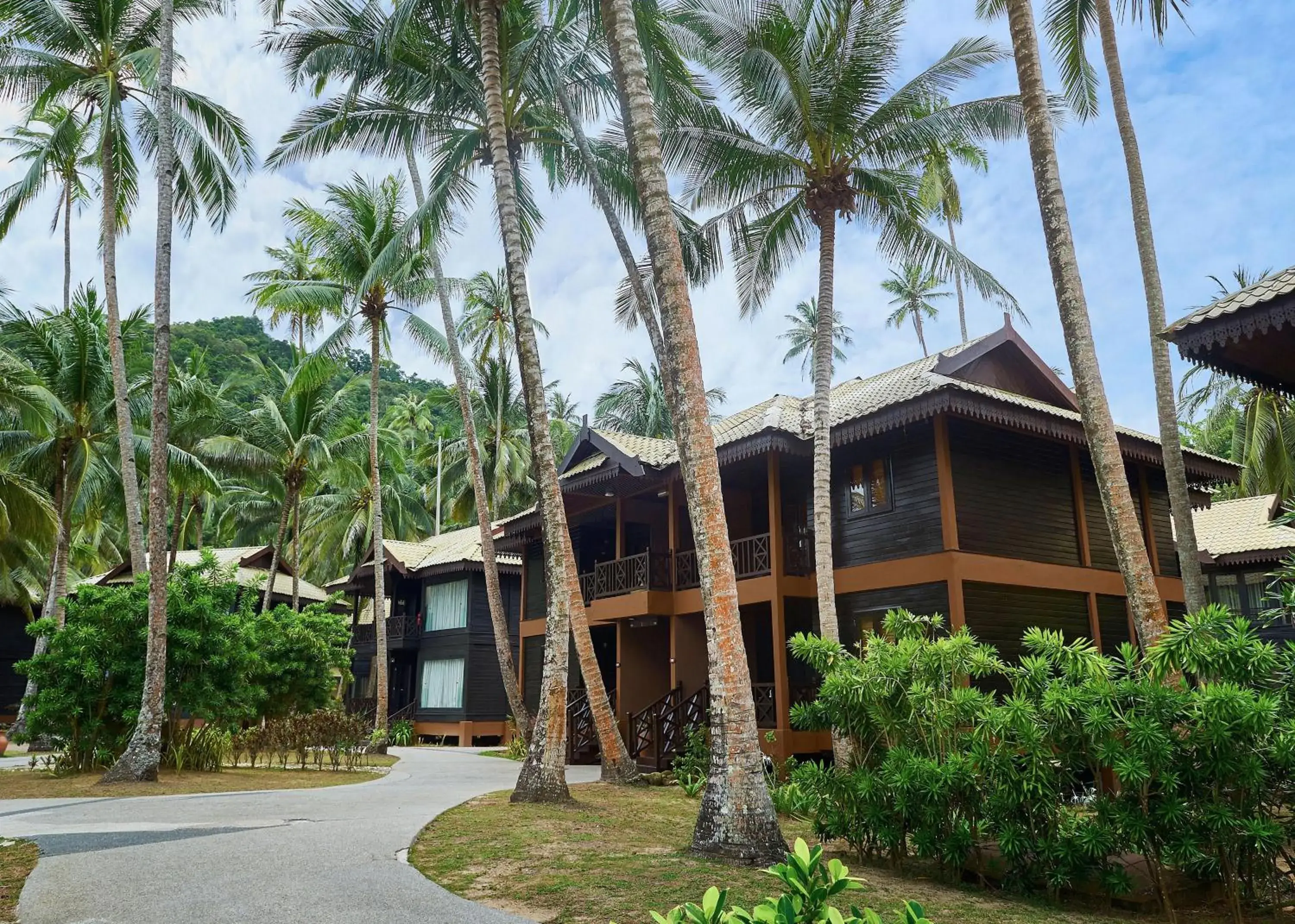 Garden view in The Taaras Beach & Spa Resort Garden view in The Taaras Beach & Spa Resort