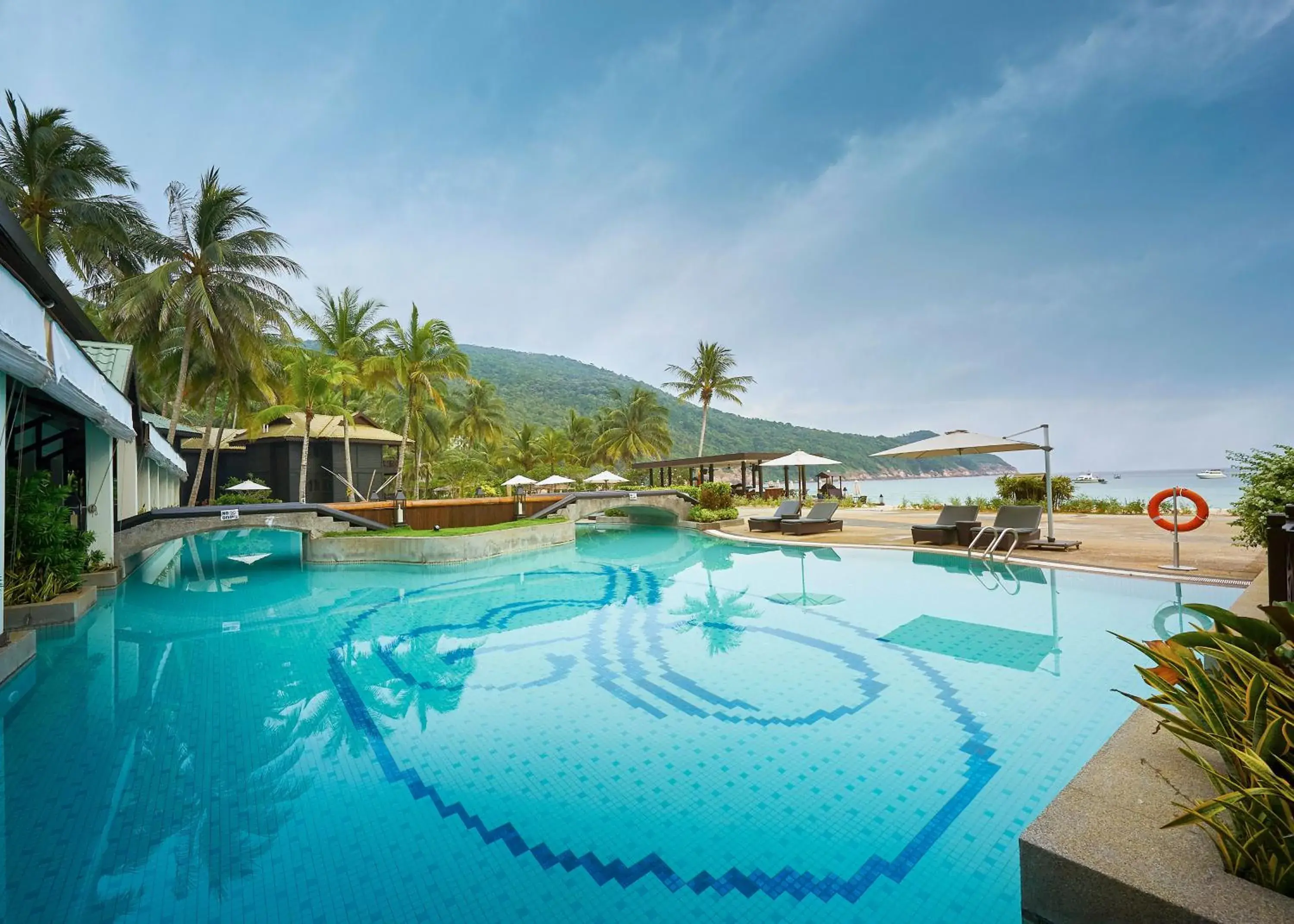 Swimming pool in The Taaras Beach & Spa Resort Swimming pool in The Taaras Beach & Spa Resort