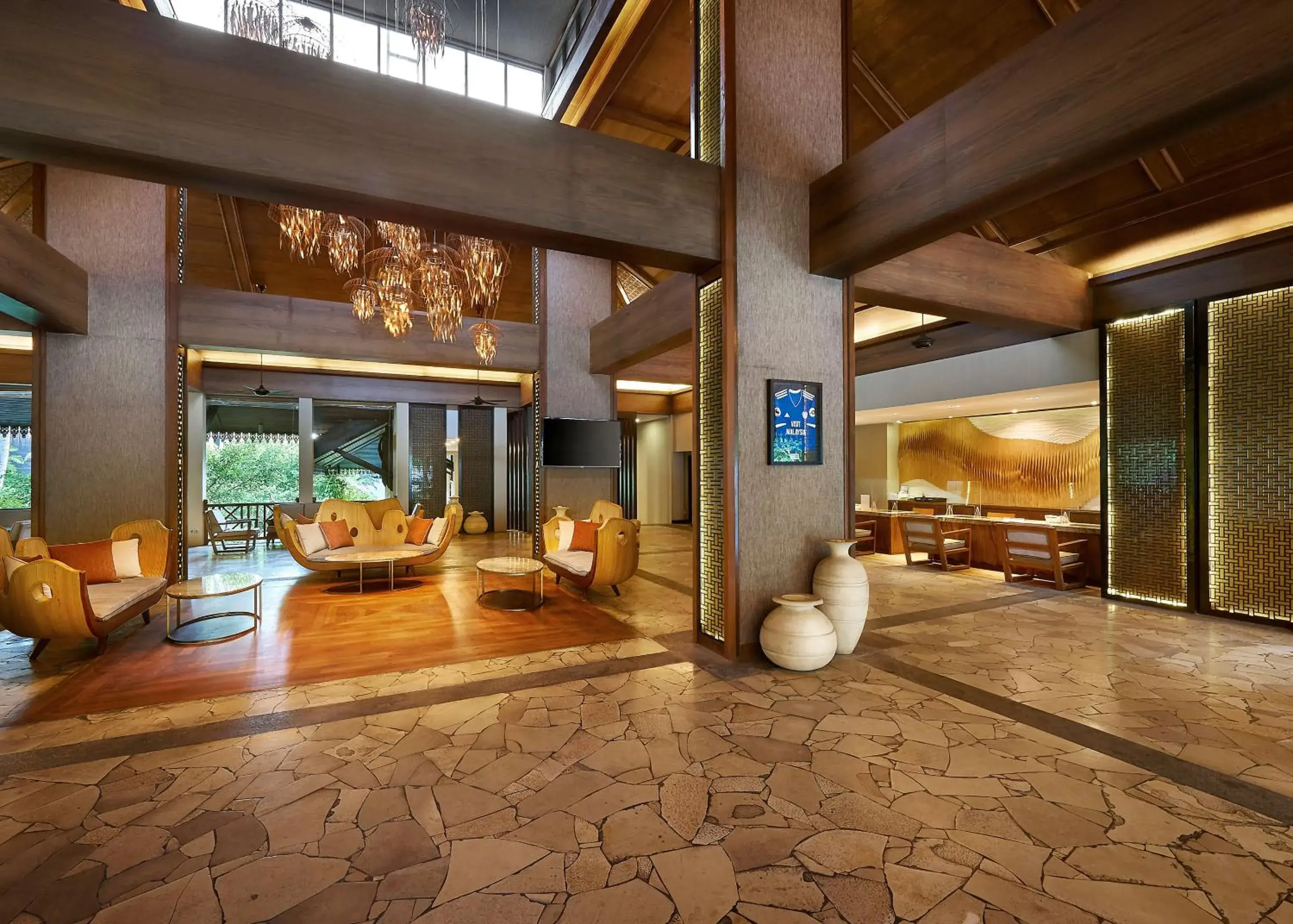 Lobby or reception in The Taaras Beach & Spa Resort Lobby or reception in The Taaras Beach & Spa Resort