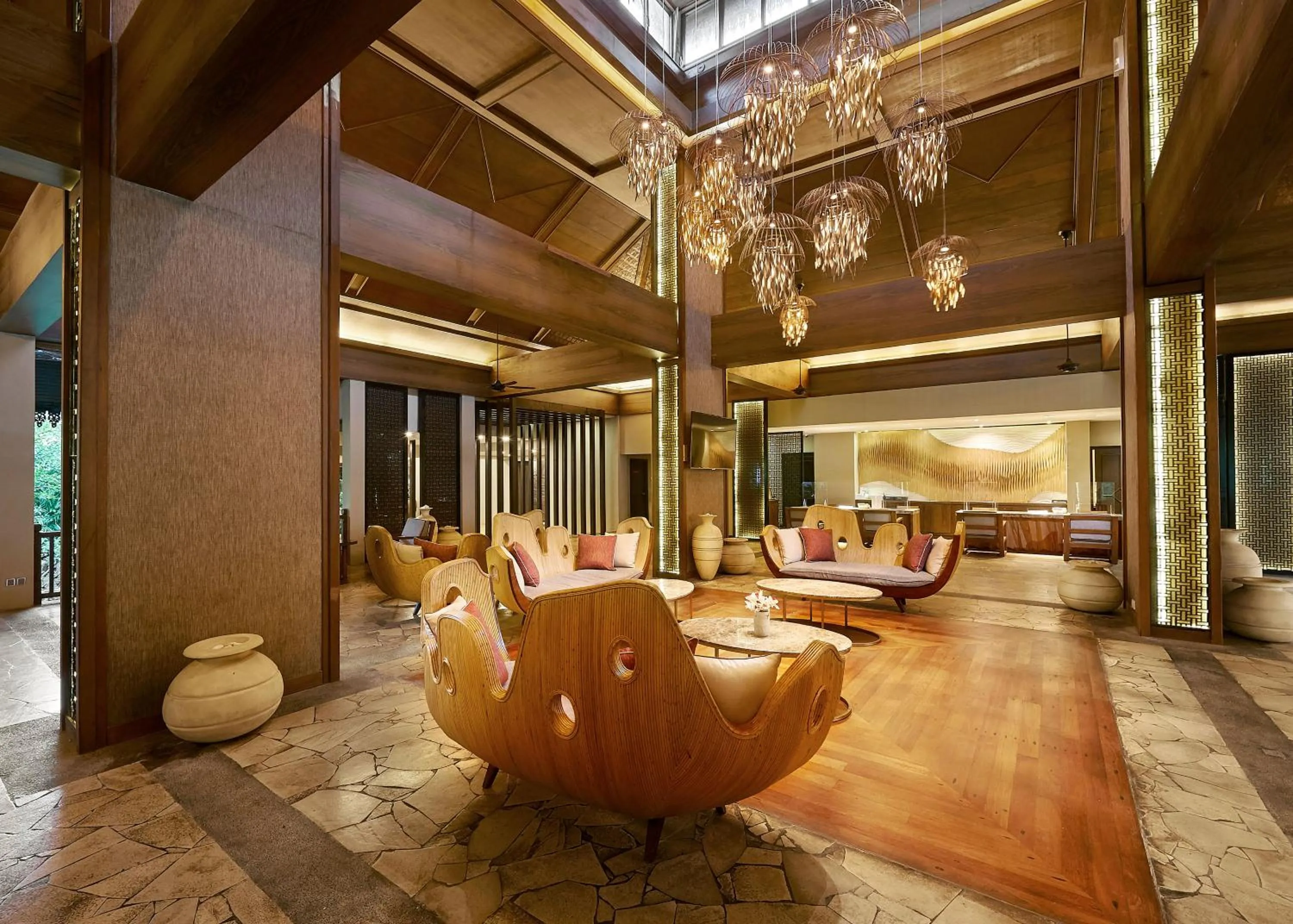 Lobby or reception in The Taaras Beach & Spa Resort