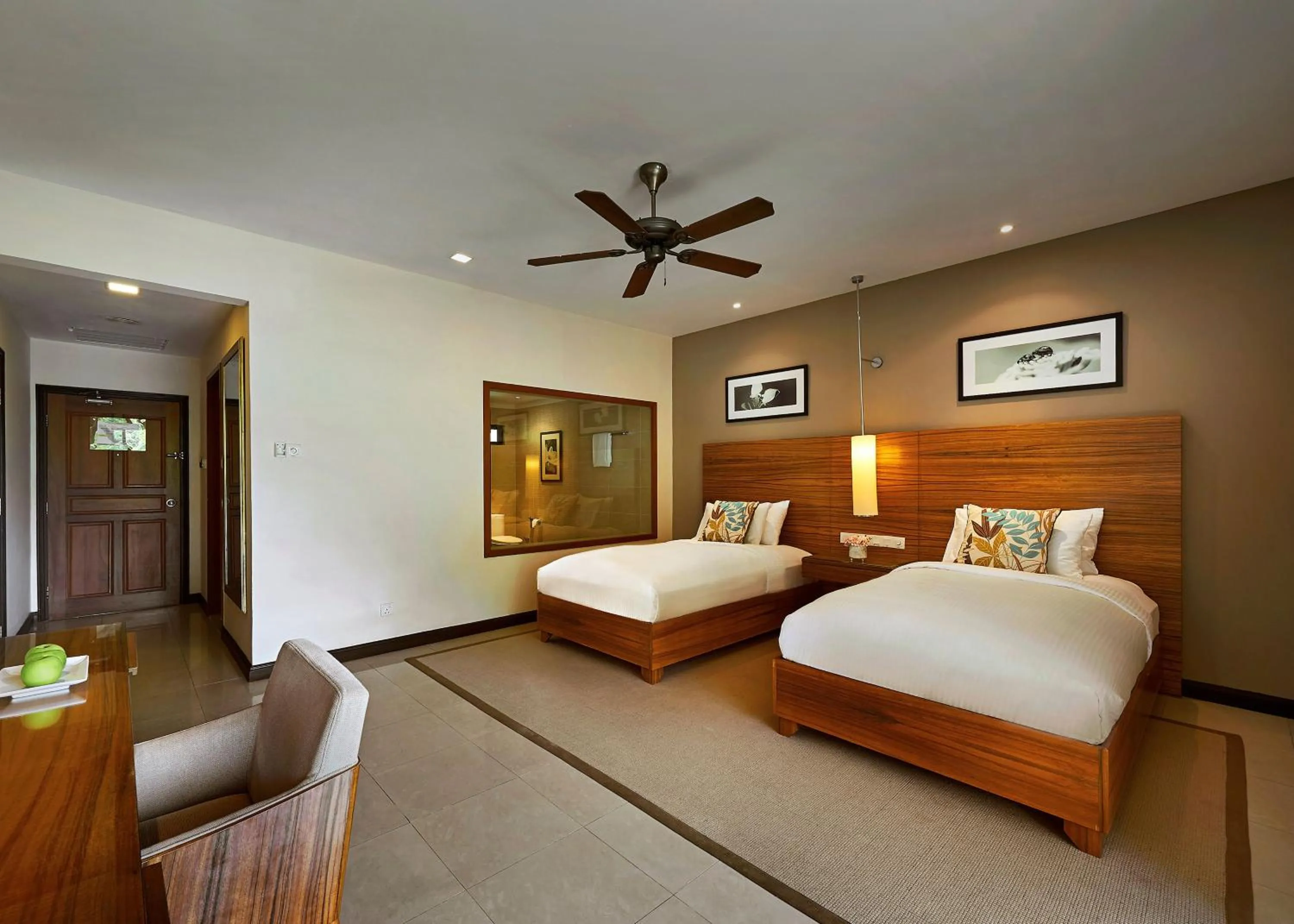 Bed in The Taaras Beach & Spa Resort