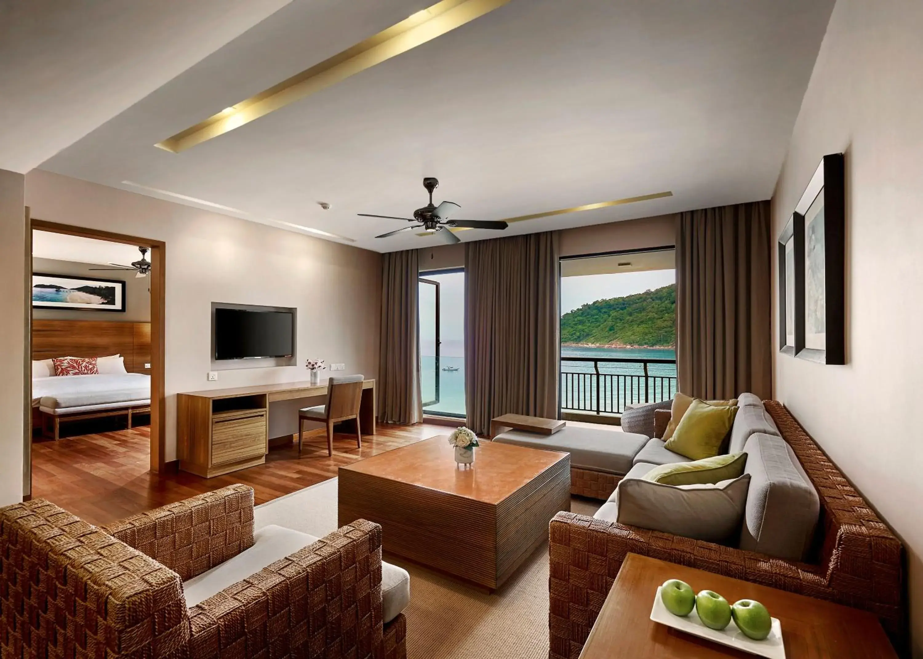 Living room in The Taaras Beach & Spa Resort Living room in The Taaras Beach & Spa Resort