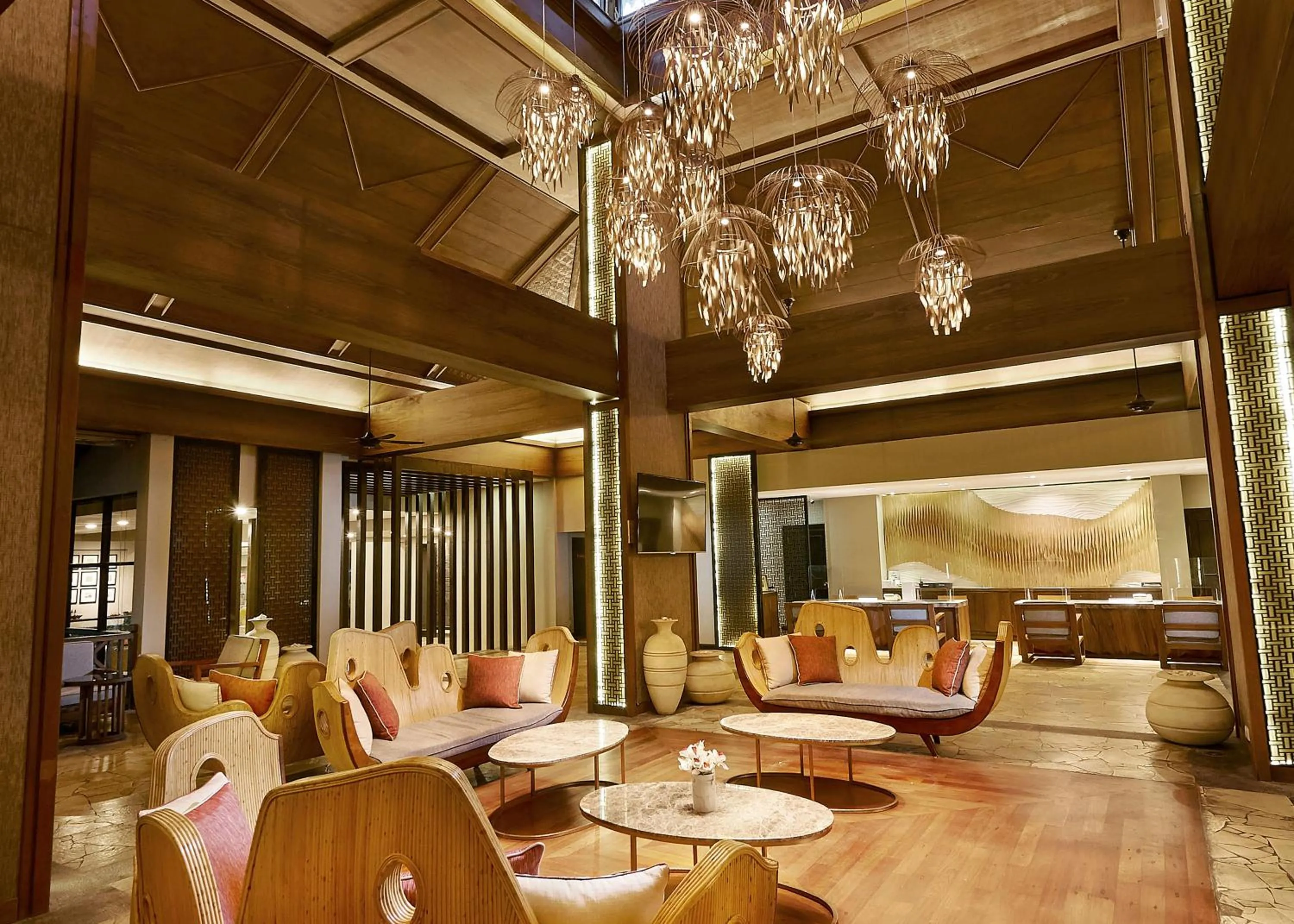 Lobby or reception in The Taaras Beach & Spa Resort