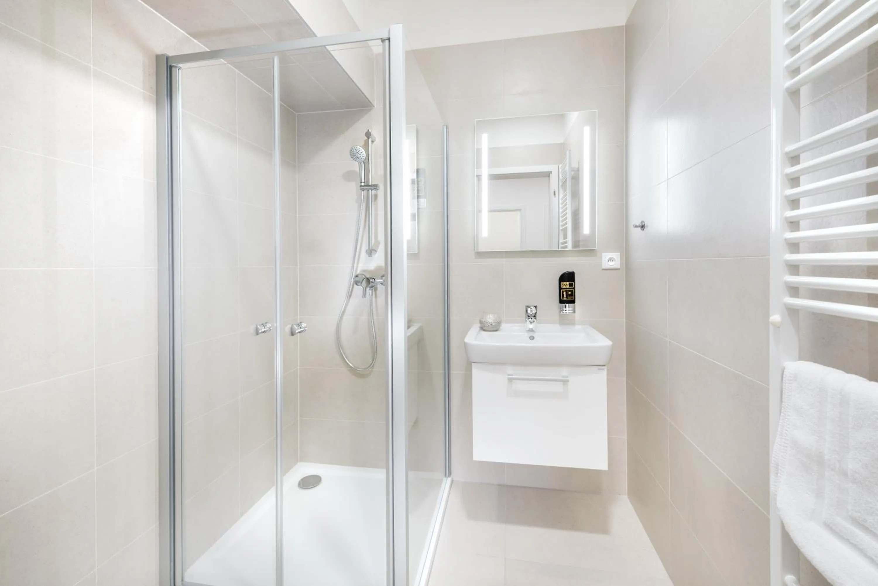 Bathroom in DownTown Suites Belohorska