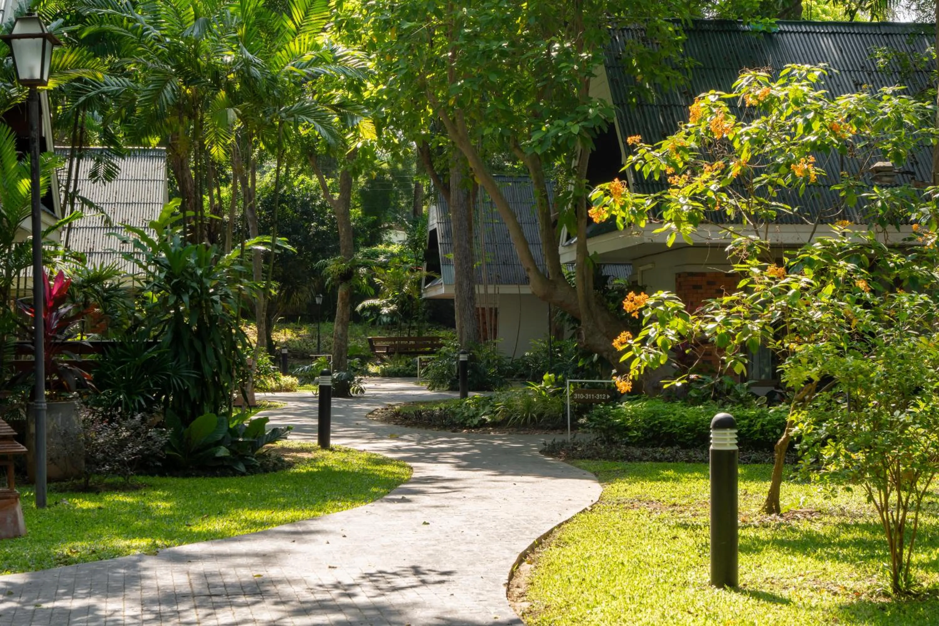 Garden view in Comsaed River Kwai Resort