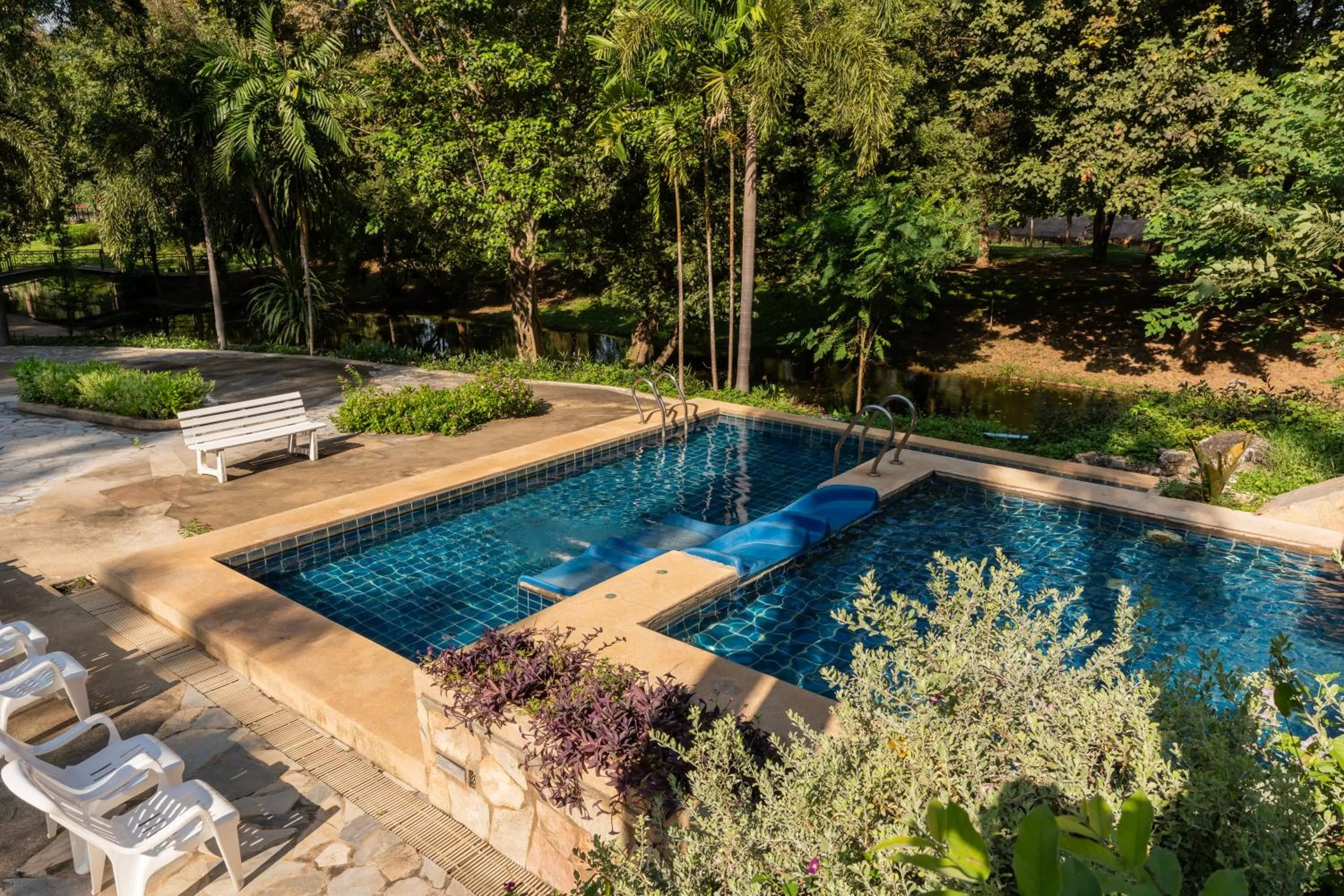 Swimming pool in Comsaed River Kwai Resort