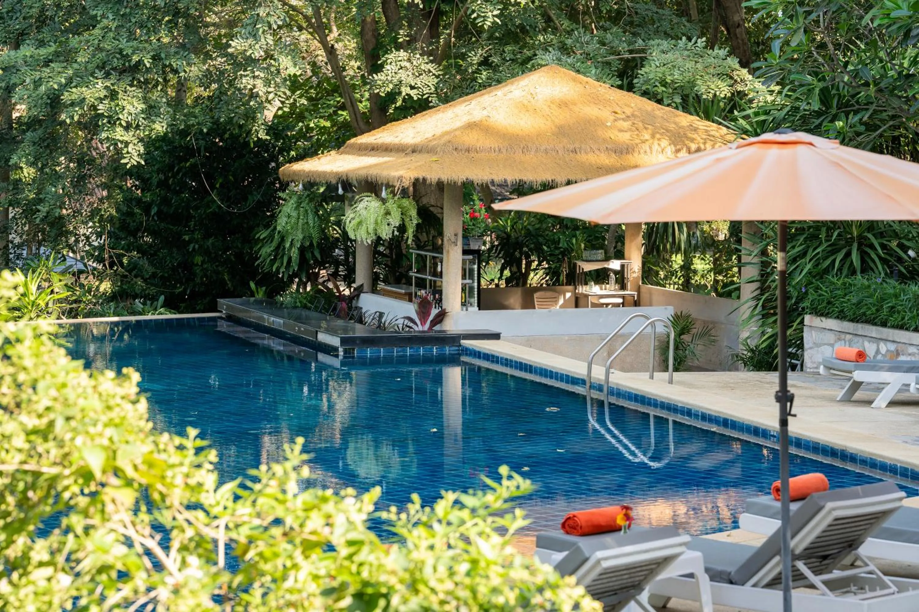 Swimming pool in Comsaed River Kwai Resort