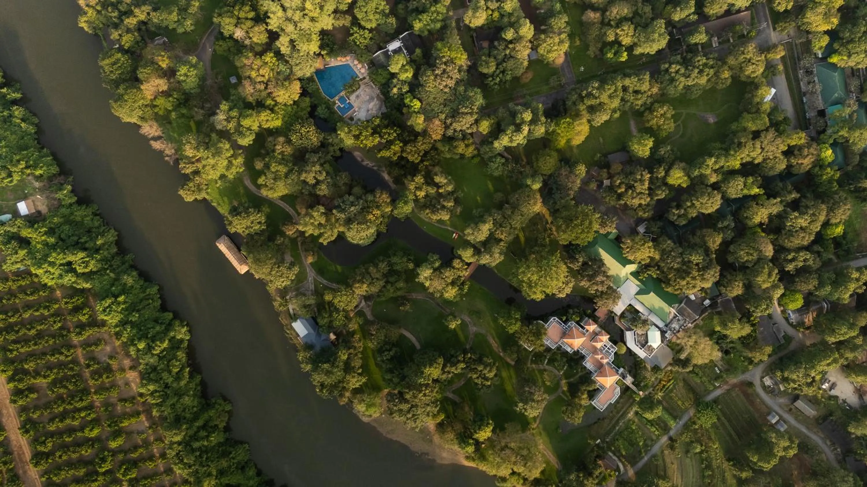 Natural landscape in Comsaed River Kwai Resort