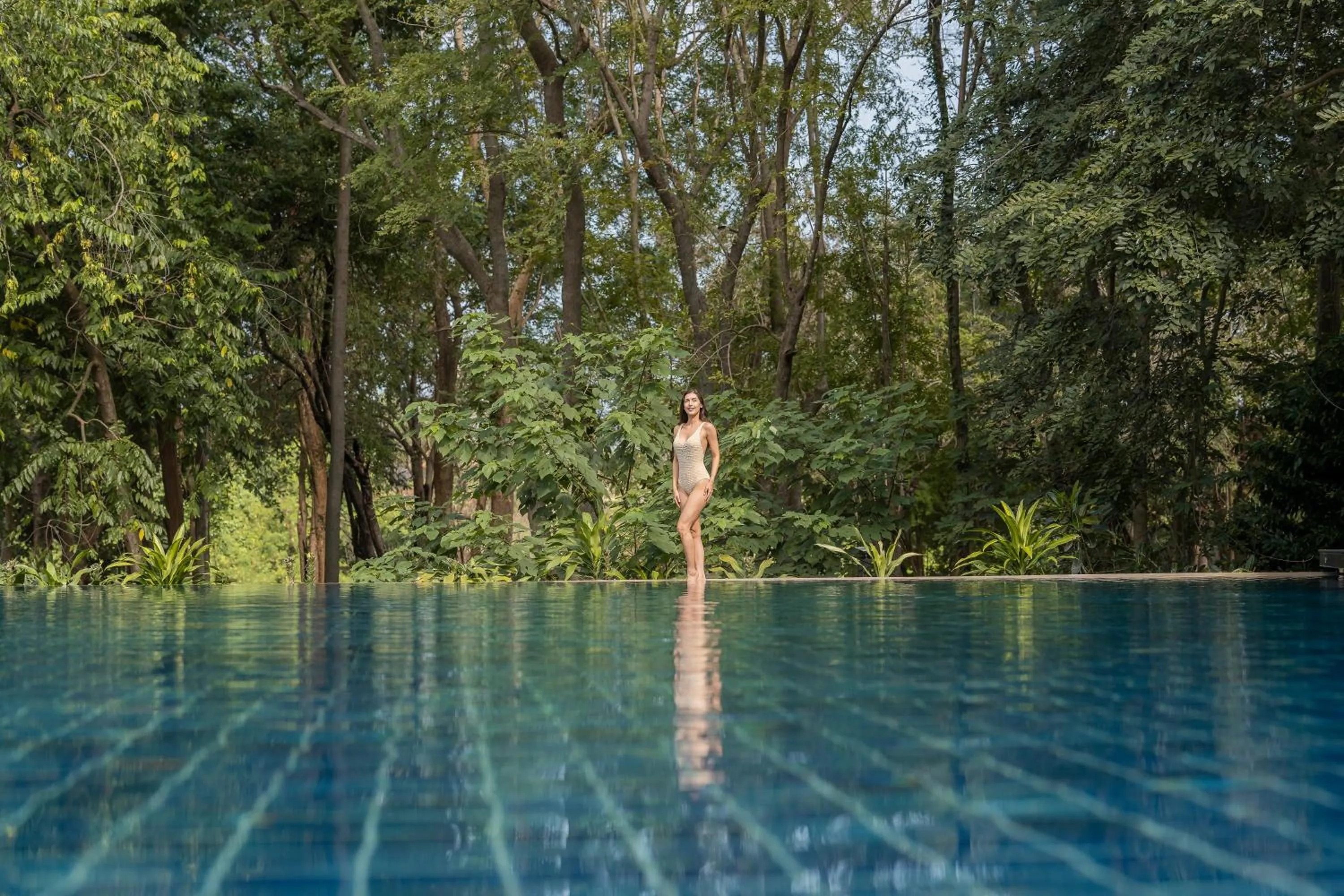 Swimming pool in Comsaed River Kwai Resort