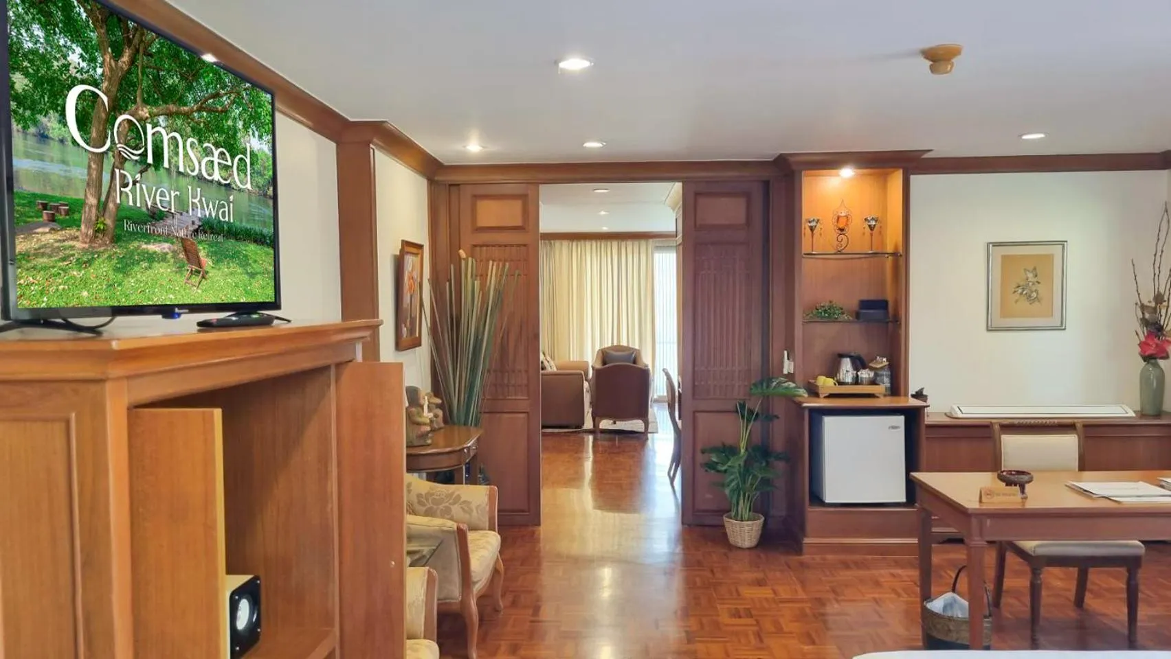 Living room in Comsaed River Kwai Resort