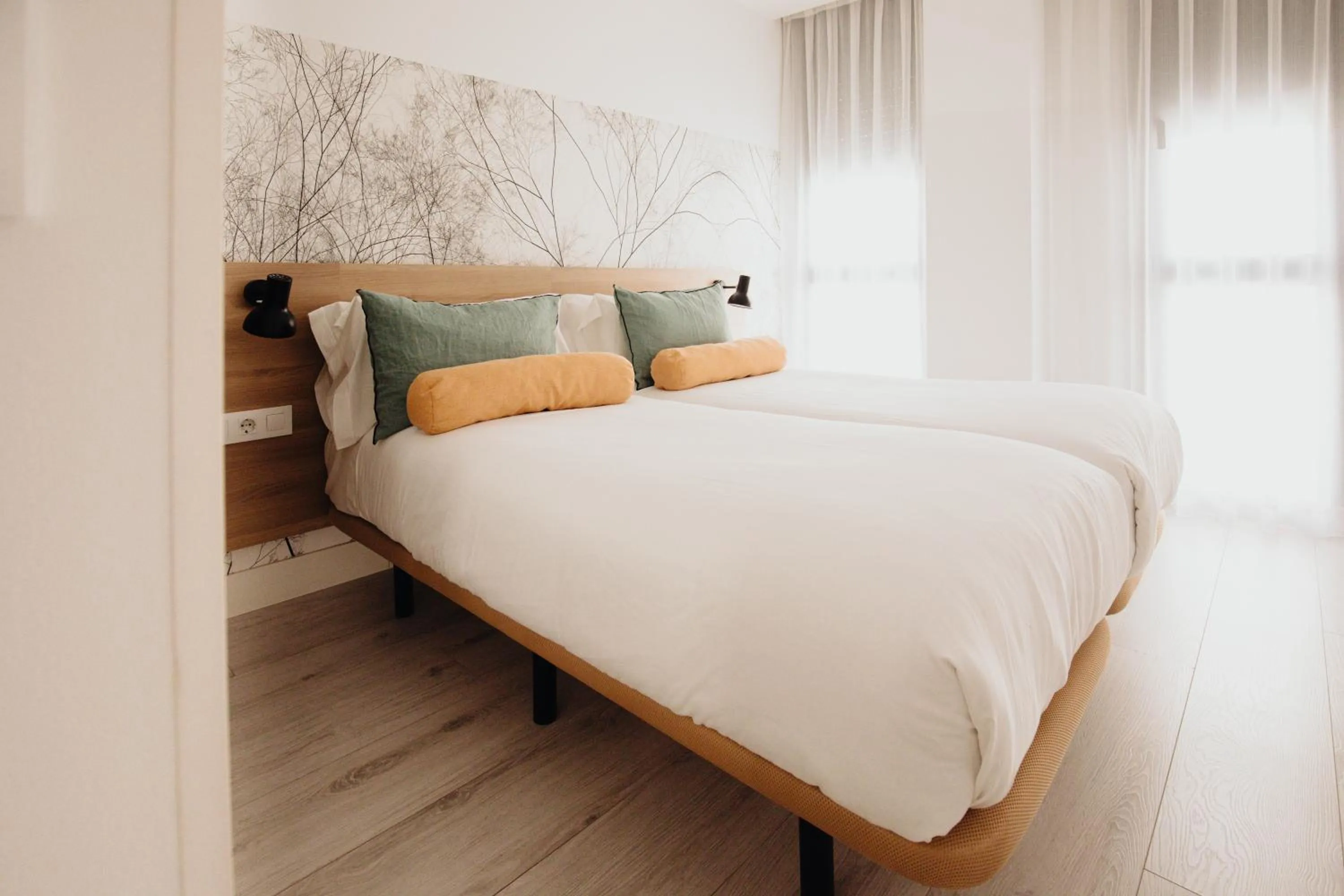 Bed in Aspasios Atocha Apartments