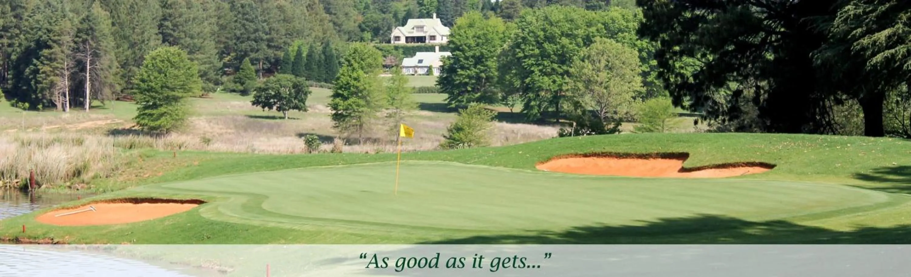 Golfcourse in Bosch Hoek Golf & Lodge