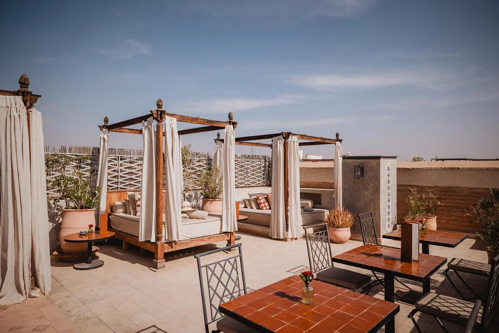 Balcony/Terrace in Riad Le Rihani